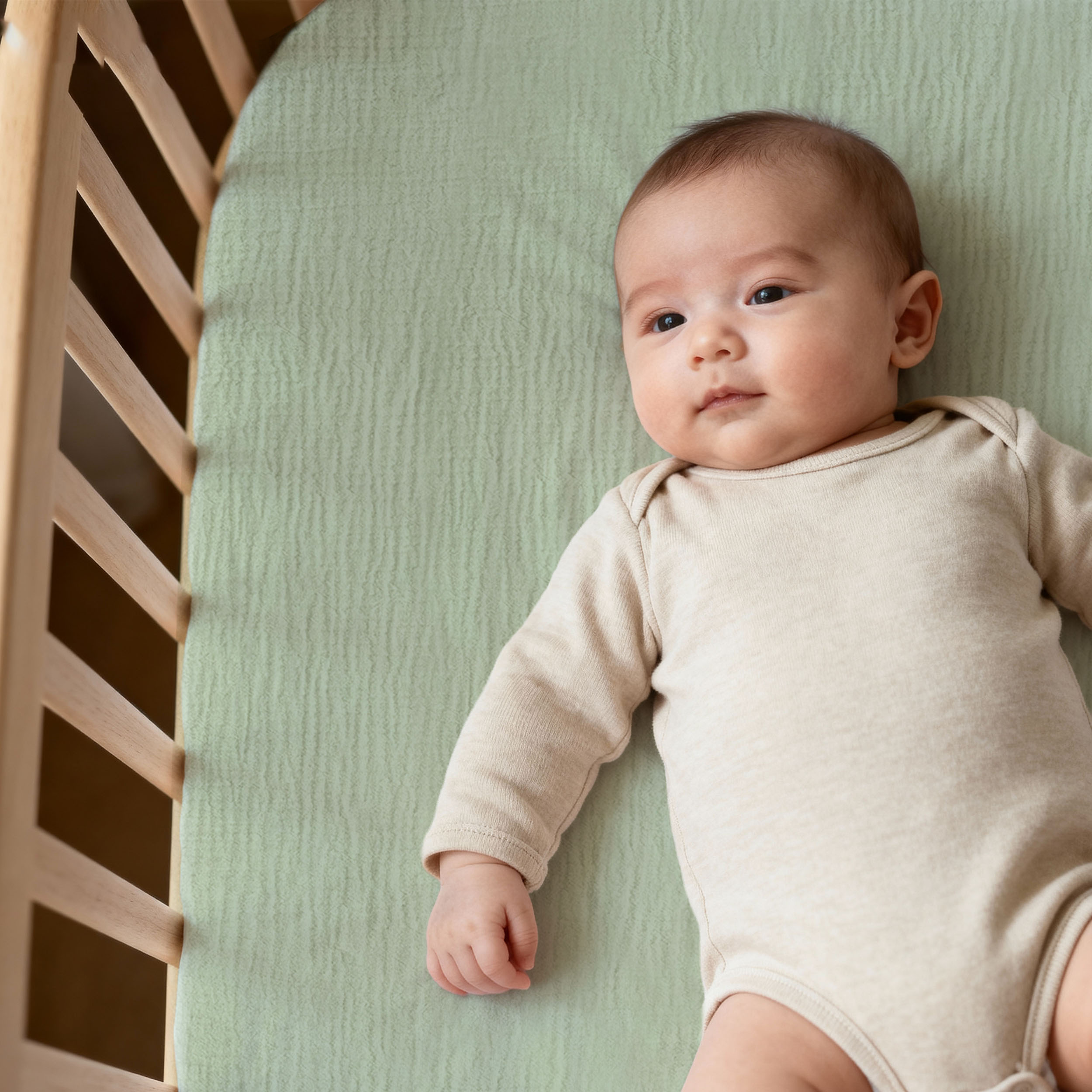 Safari Whisper | Muslin Bassinet Sheets 2-Pack | 33''*17''