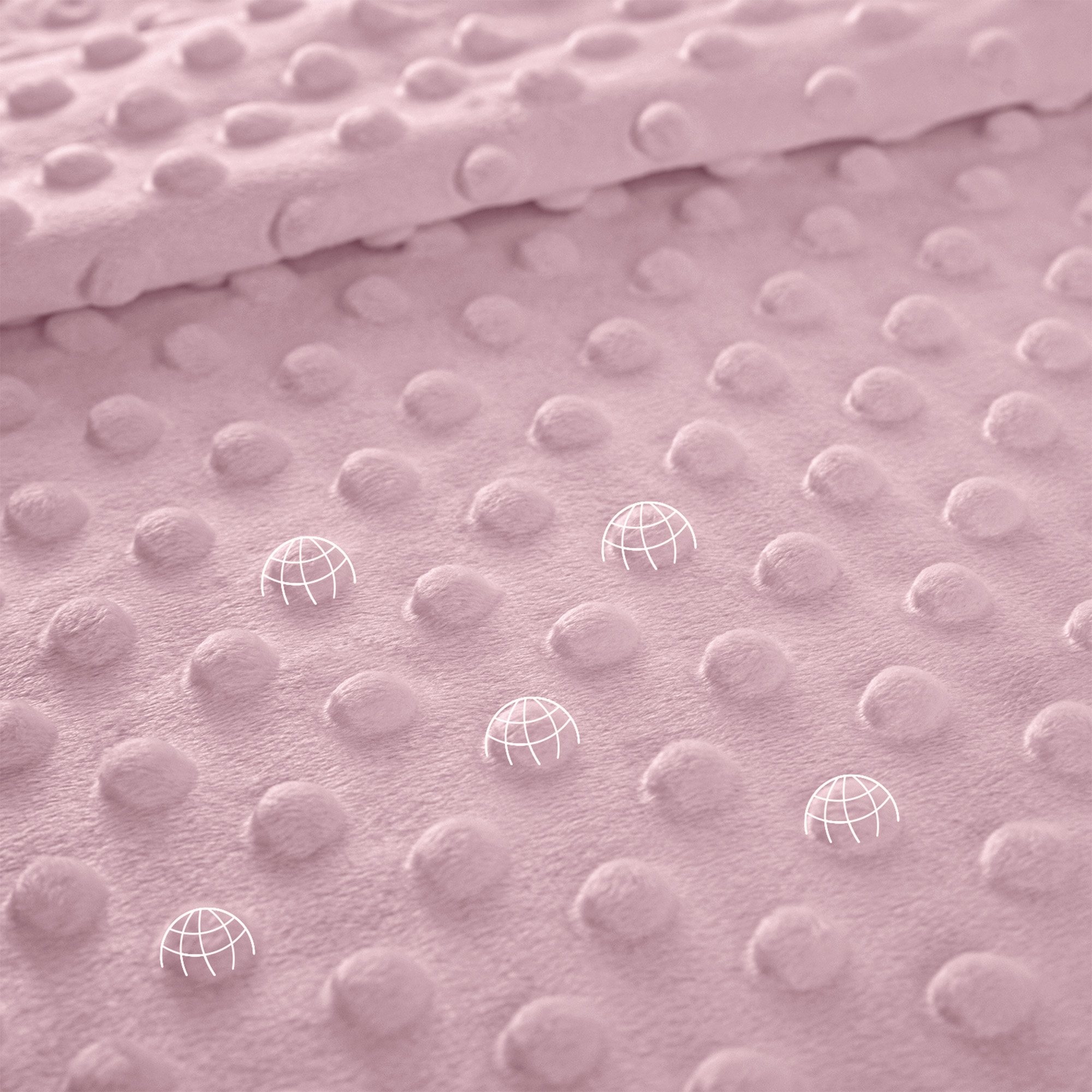 Bunny's Dreamy Flight | Fleece Plush Dot Blanket | 30''*40''