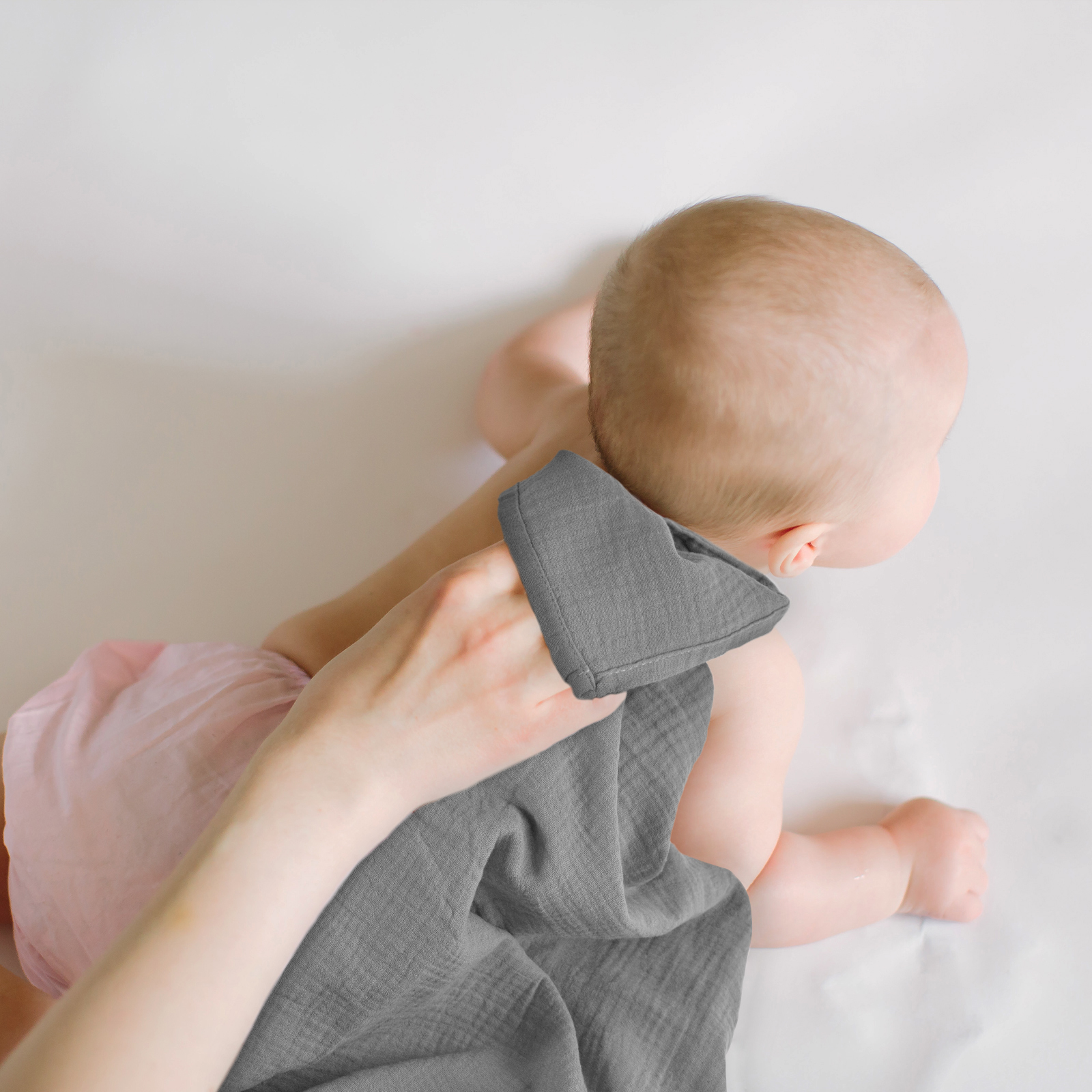 Muslin Swaddle Blankets 5-Pack, 23.5"x23.5" - Vintage