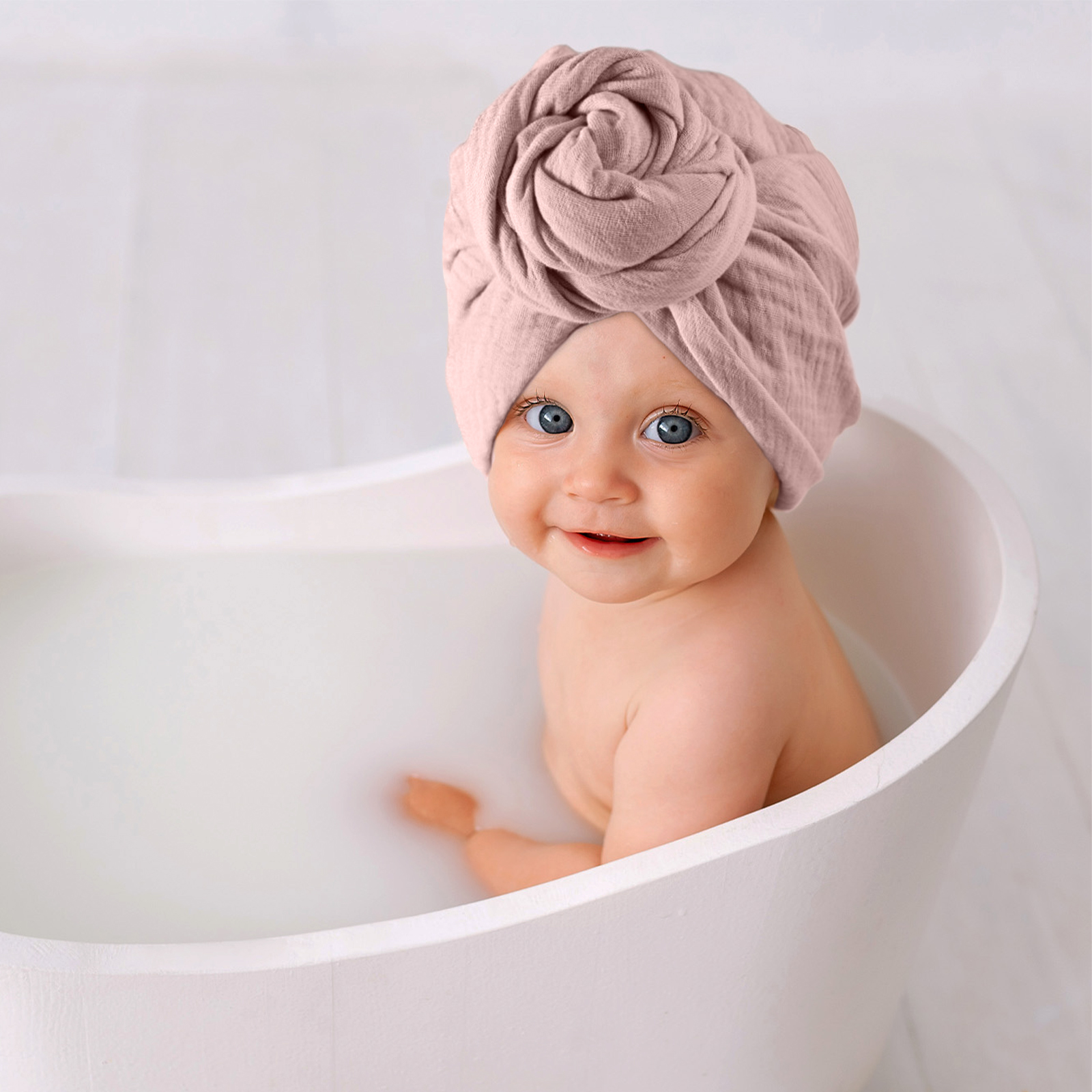 Muslin Swaddle Blankets 5-Pack, 23.5"x23.5" - Vintage