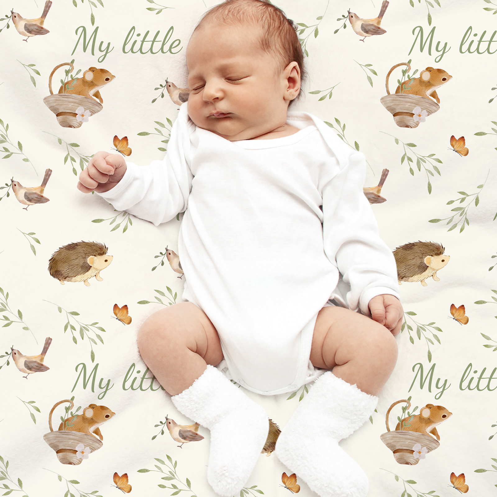 Animal World | Fleece Plush Dot Blanket | 30''*40''