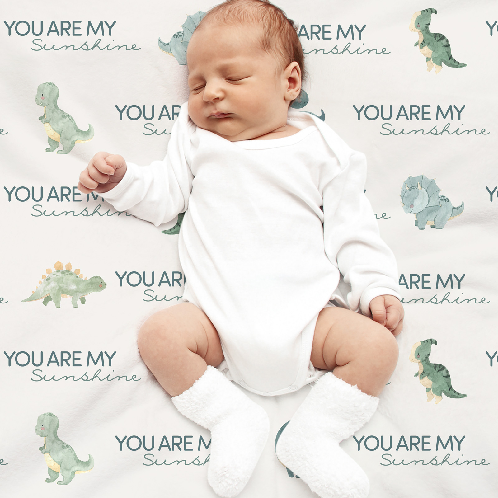 Dinosaur World | Fleece Plush Dot Blanket | 30''*40''