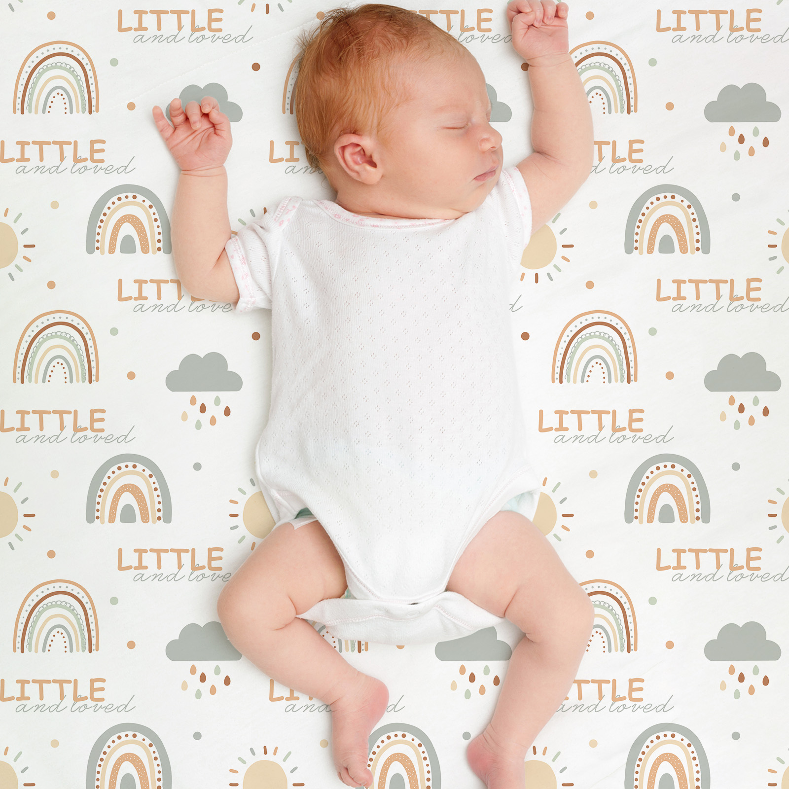 Clouds Rainbow | Fleece Plush Dot Blanket | 30''*40''