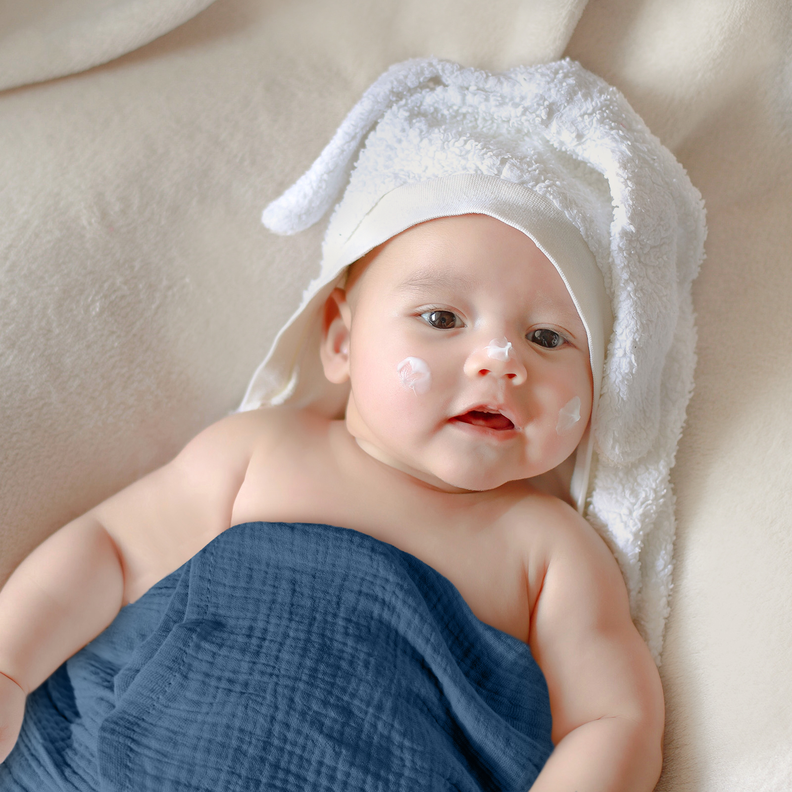 Muslin Swaddle Blankets 5-Pack, 23.5"x23.5" - Fern 