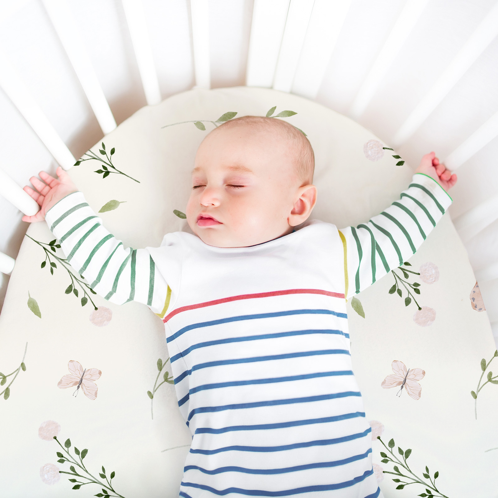 Dinosaur Elephant | Bassinet Sheets 3-Pack | 17*33''