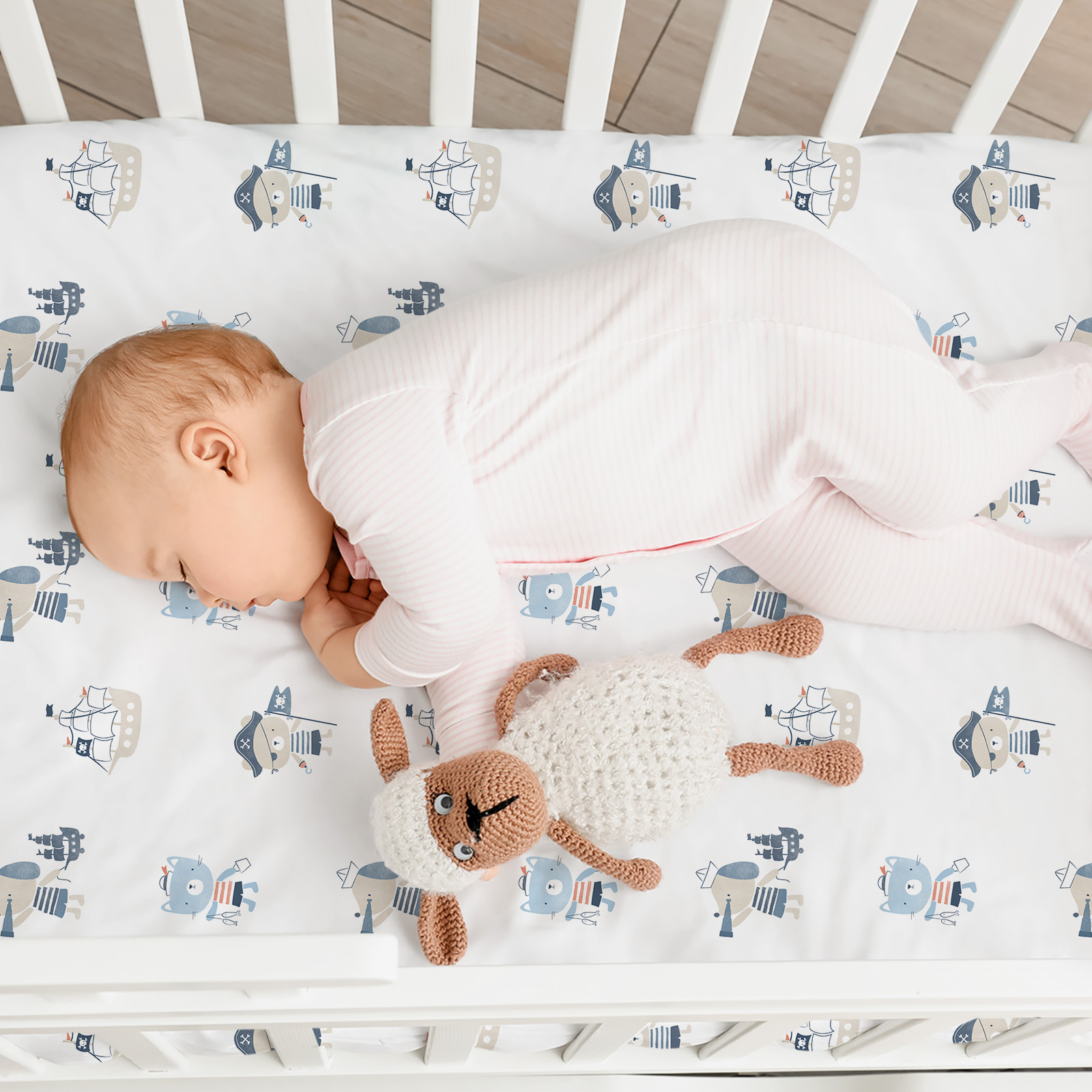 Ocean Sailor | Fitted Sheets 3-Pack