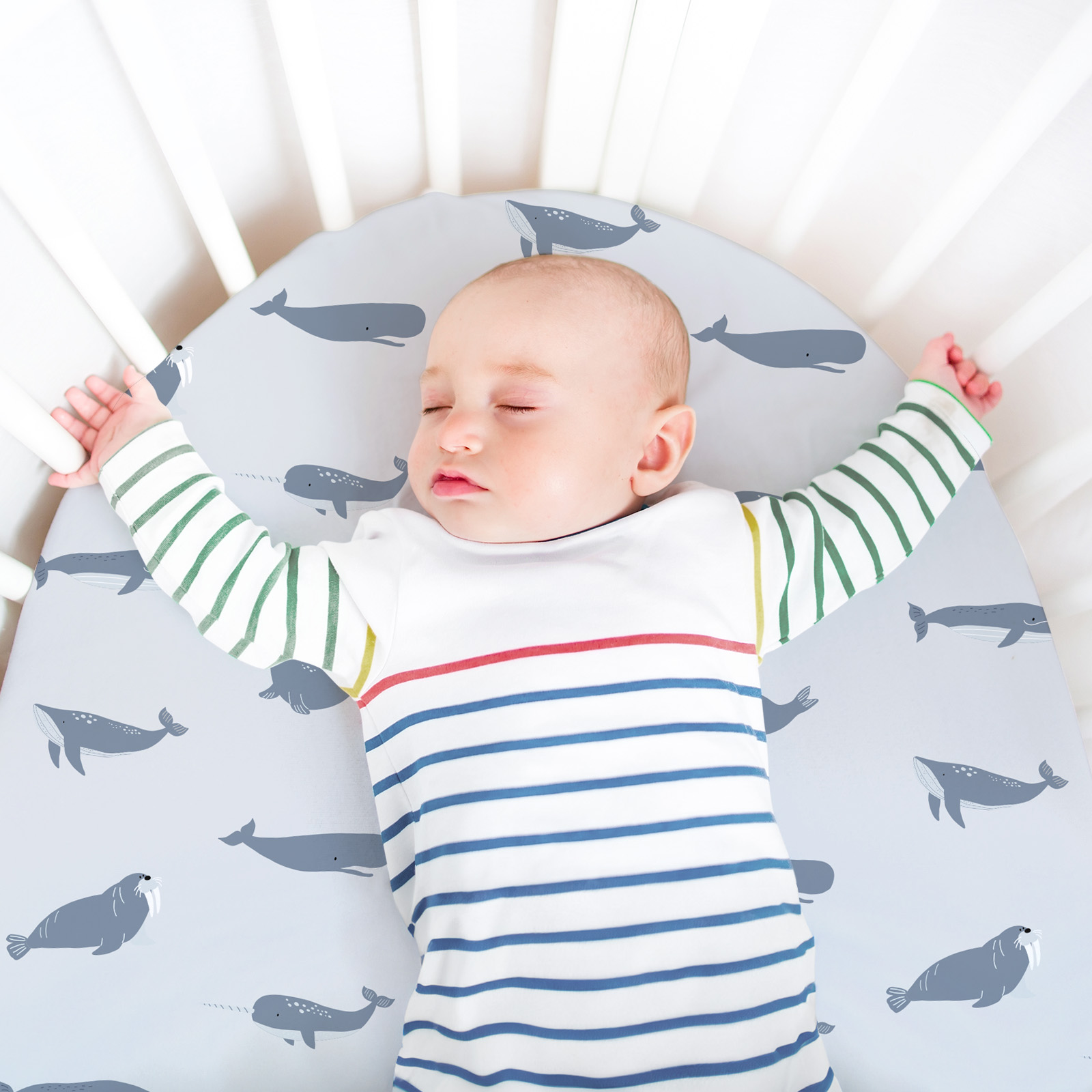Ocean Sailor | Bassinet Sheets 3-Pack | 17*33''