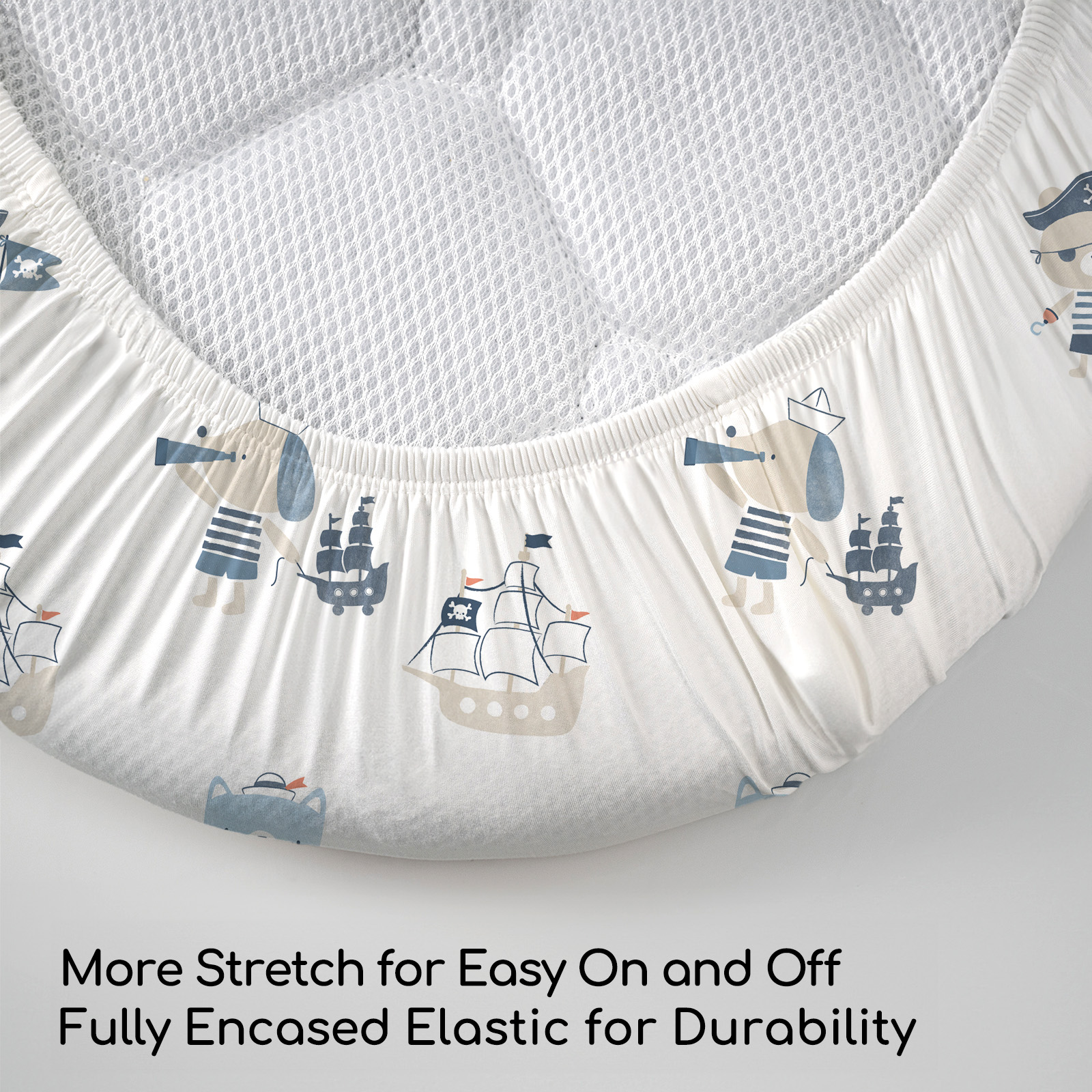 Ocean Sailor | Fitted Sheets 3-Pack