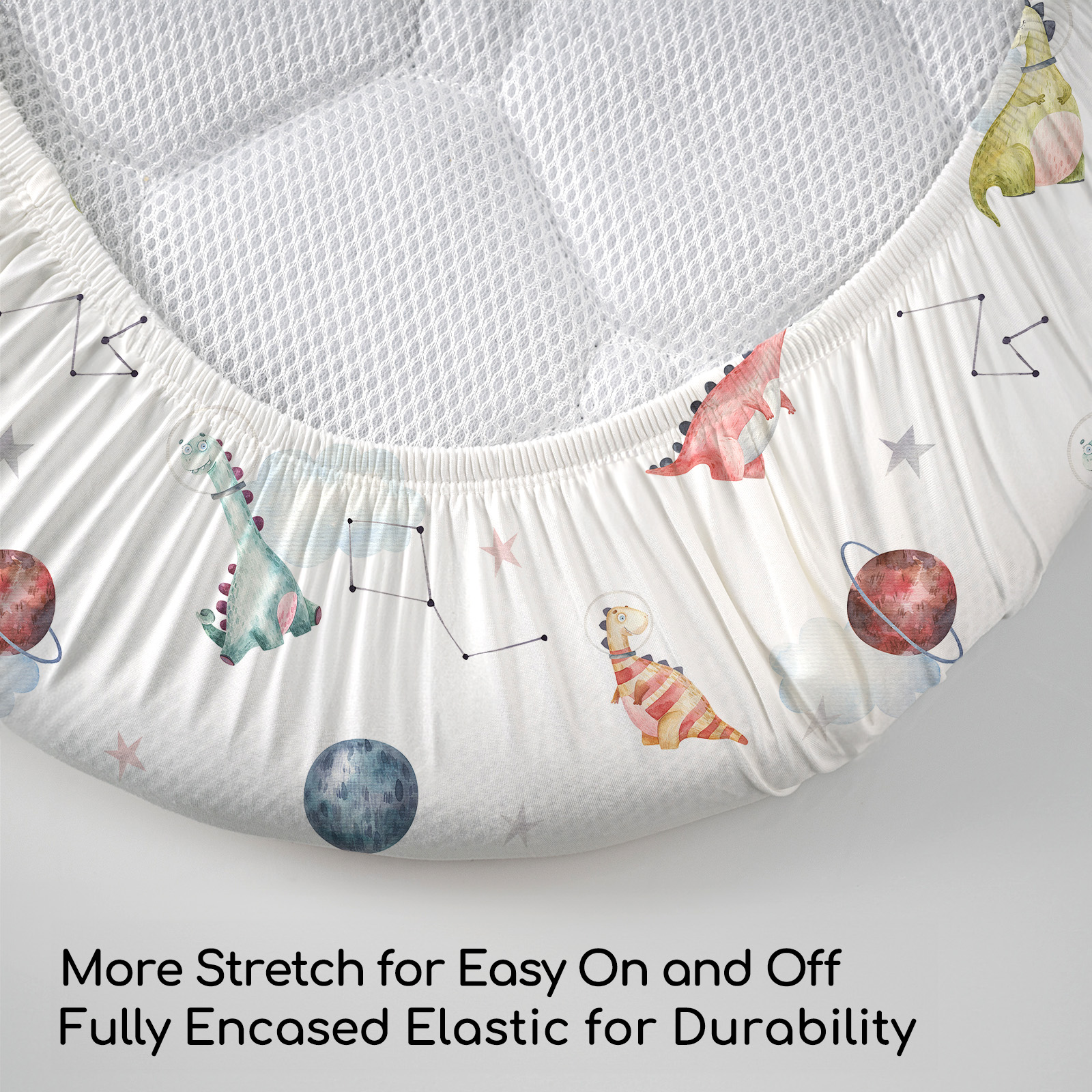 Dinosaur Rabbit | Fitted Sheets 3-Pack