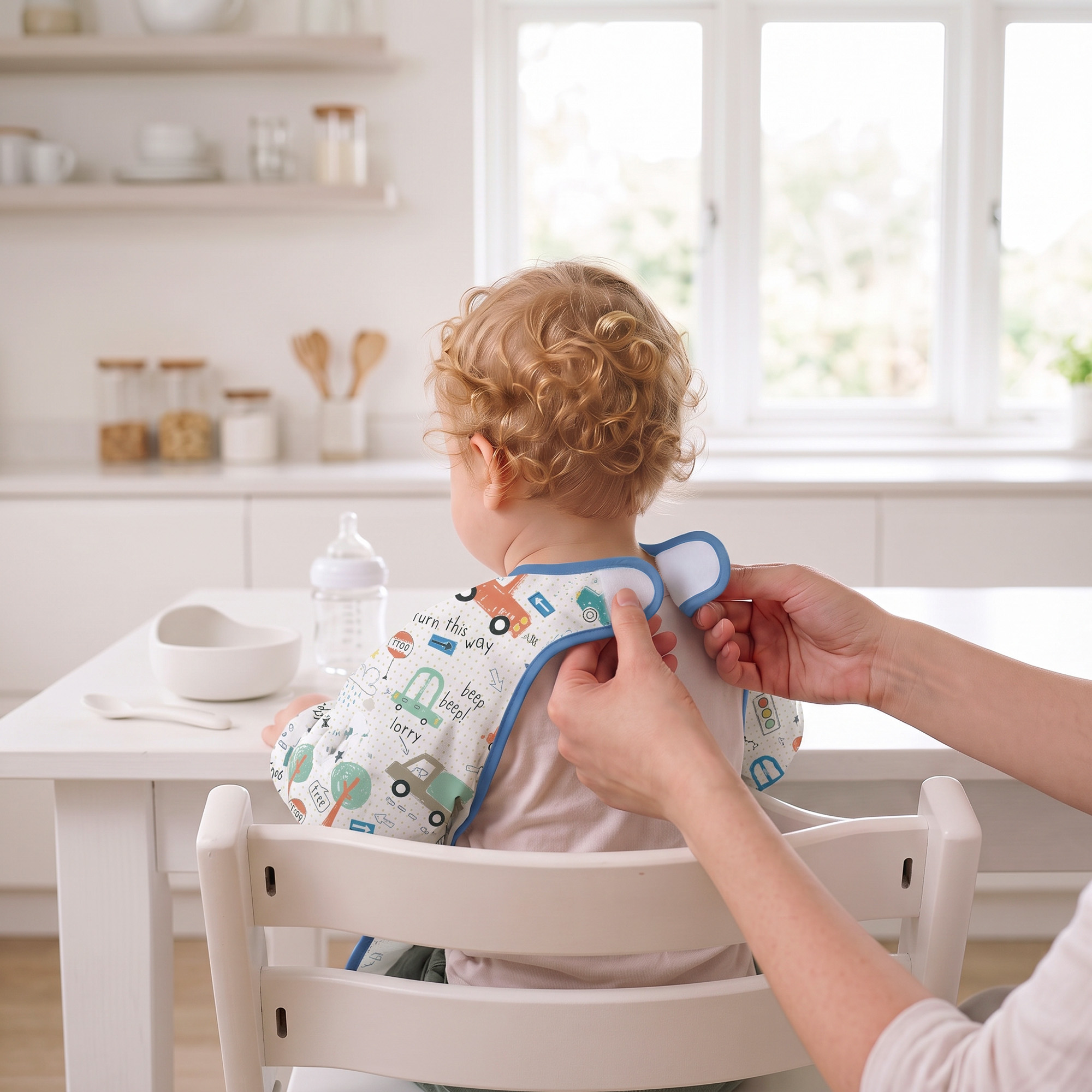 Beep & Woodland | Waterproof Smock Bibs 3 Pack | 6-24 Months