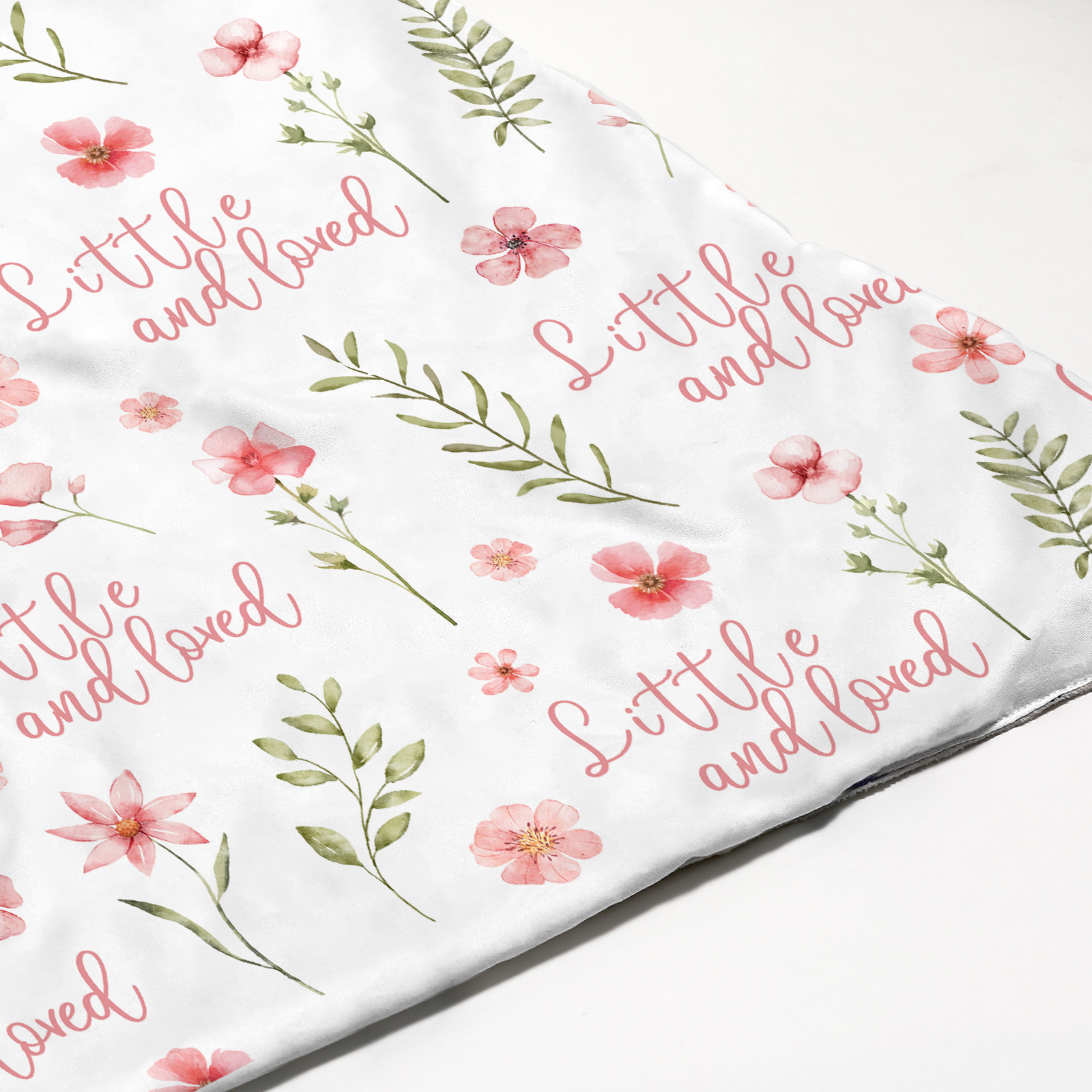 Pink Floral | Fleece Plush Dot Blanket | 30''*40''