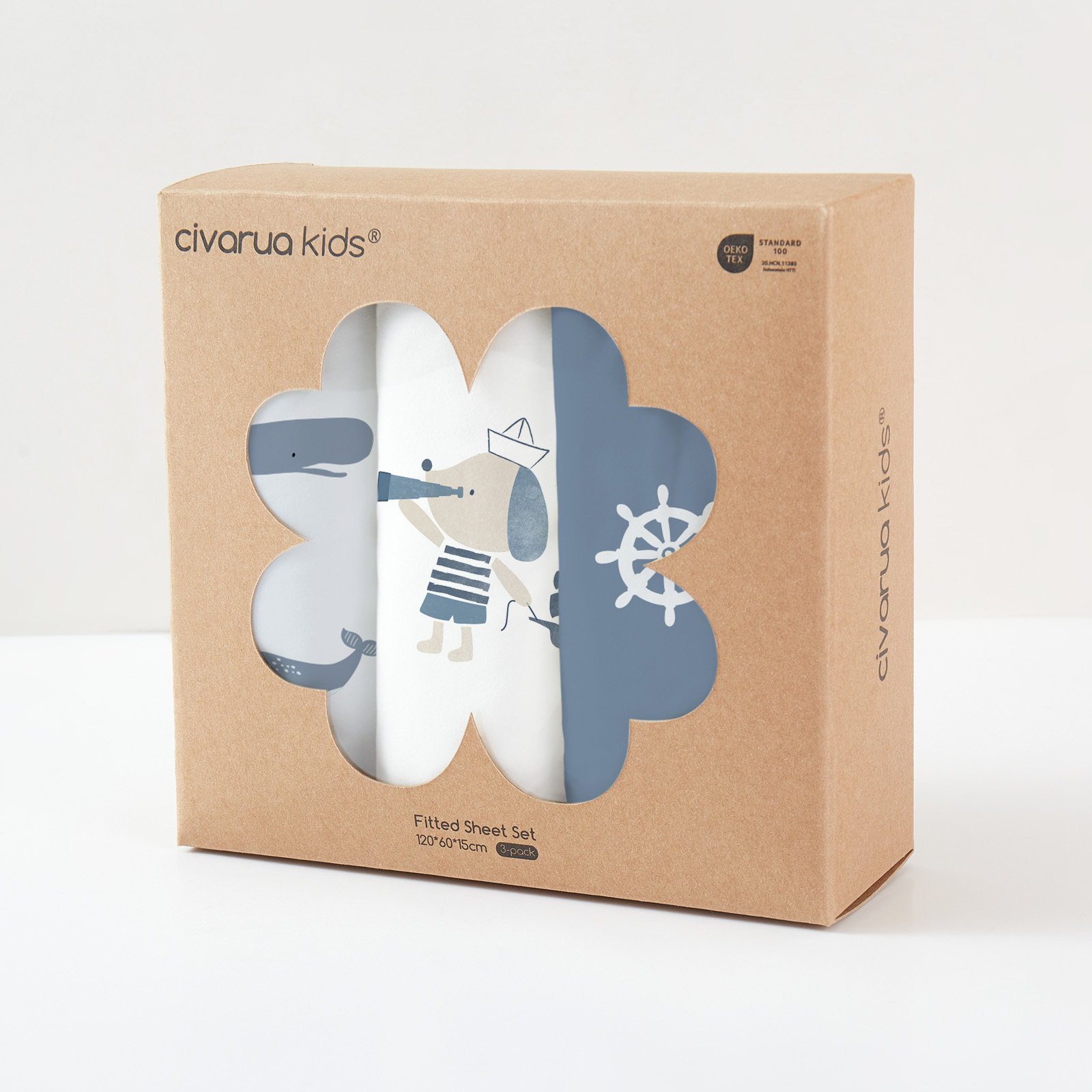 Ocean Sailor | Fitted Sheets 3-Pack