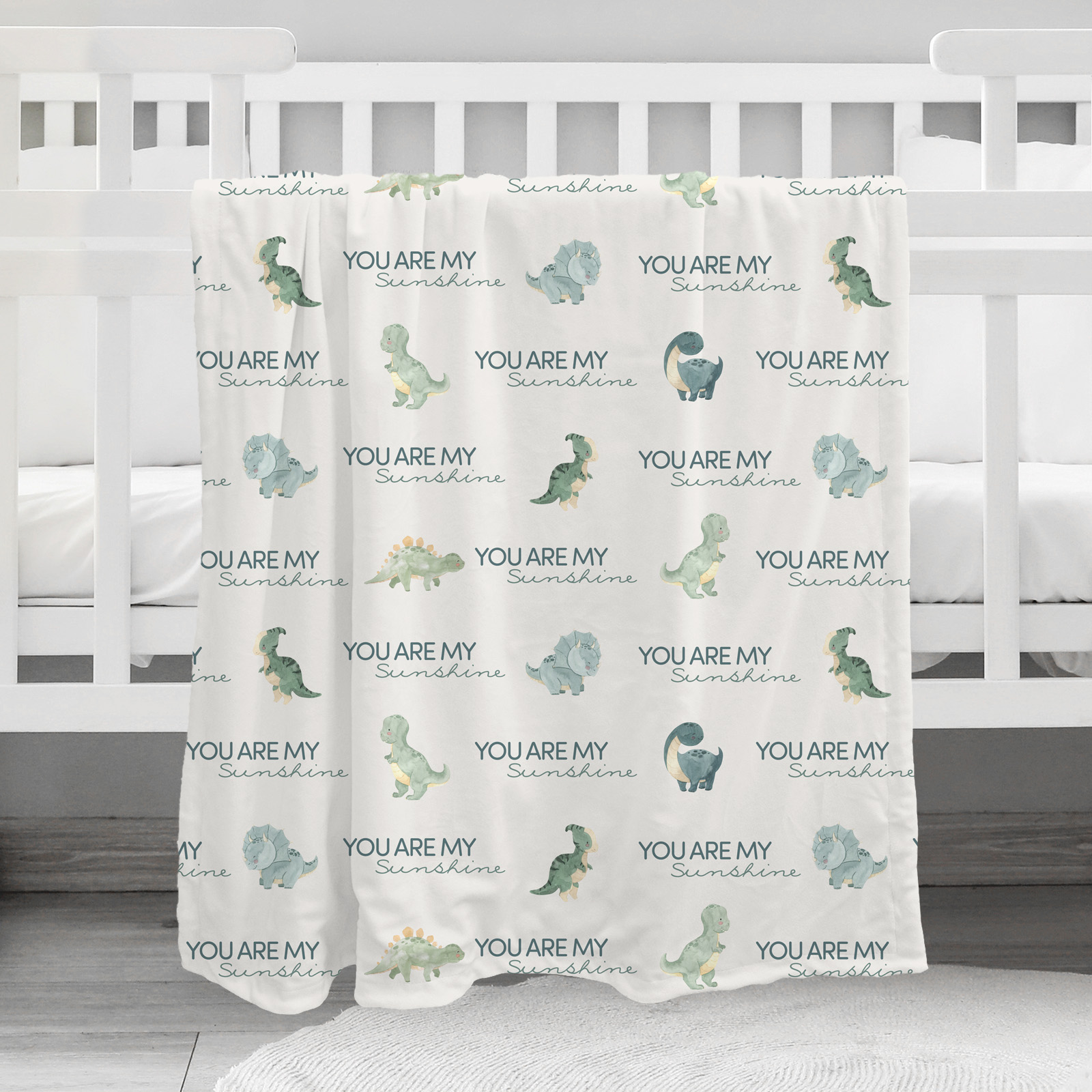 Dinosaur World | Fleece Plush Dot Blanket | 30''*40''