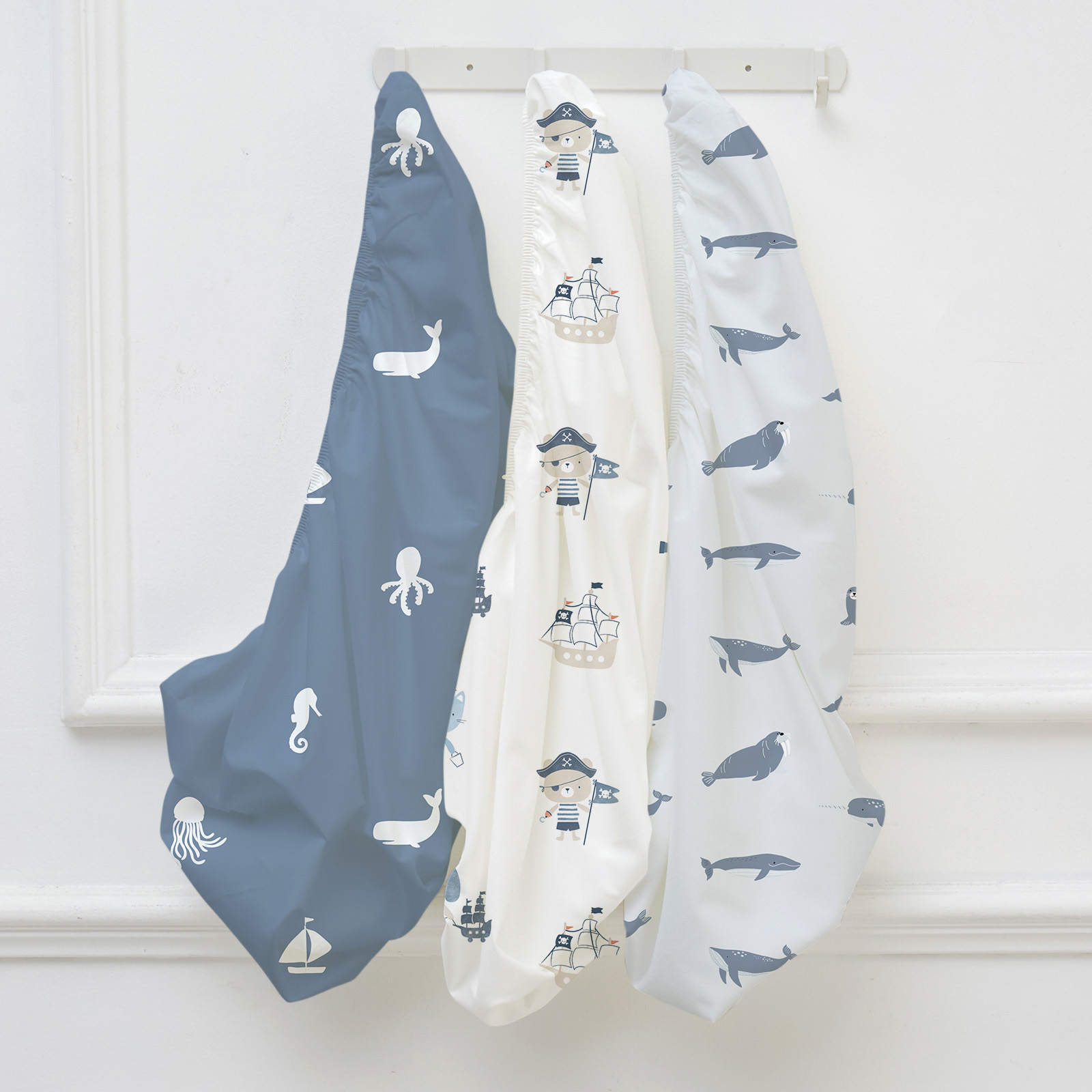 Ocean Sailor | Fitted Sheets 3-Pack