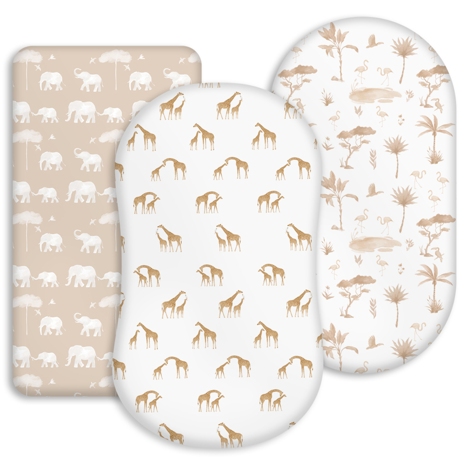 Cosy Animal | Bassinet Sheets 3-Pack | 17*33''