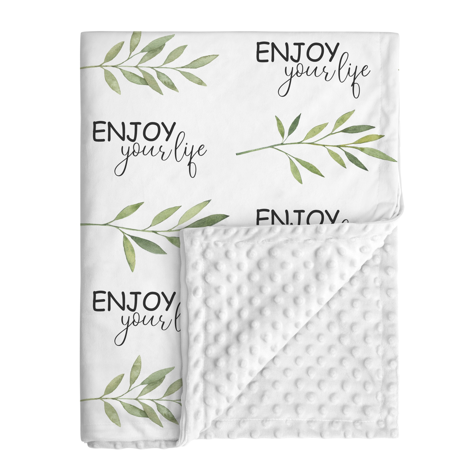 Branches | Fleece Plush Dot Blanket | 30''*40''