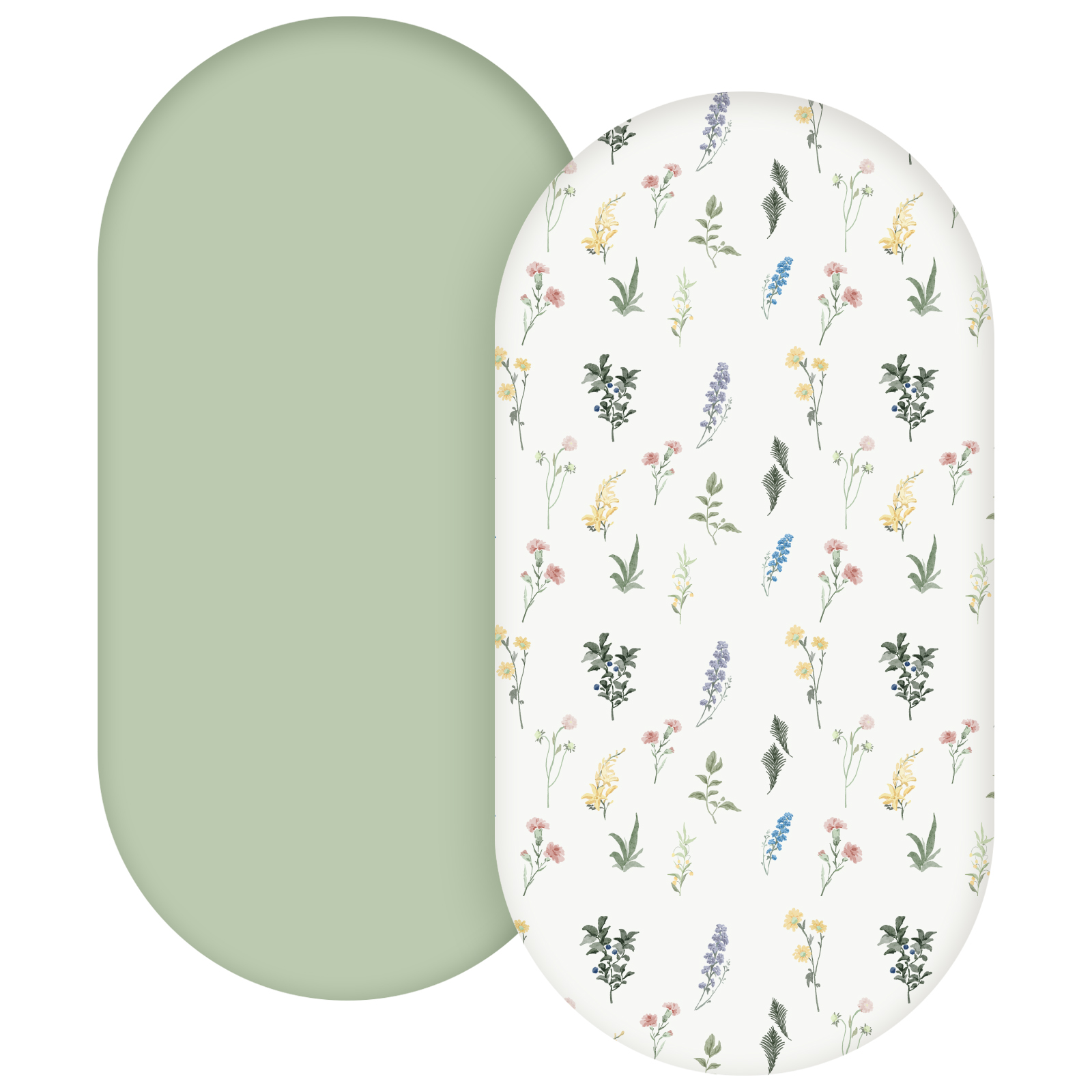 Garden | Baby Bassinet Sheet 2-Pack | 33''*17''