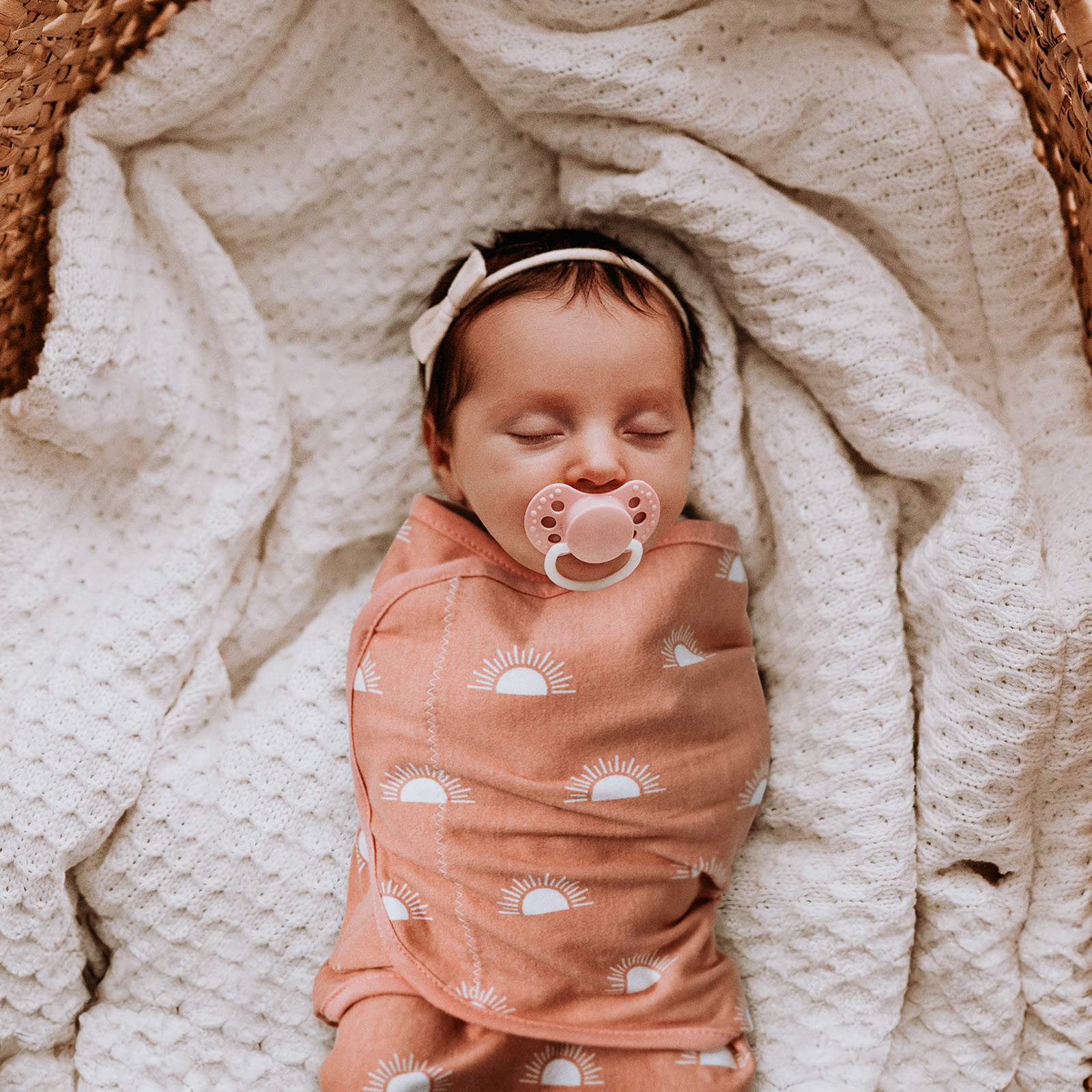 Rainbow & Sun  | Zipper Swaddle Wrap 0-3 Months 3 Pack