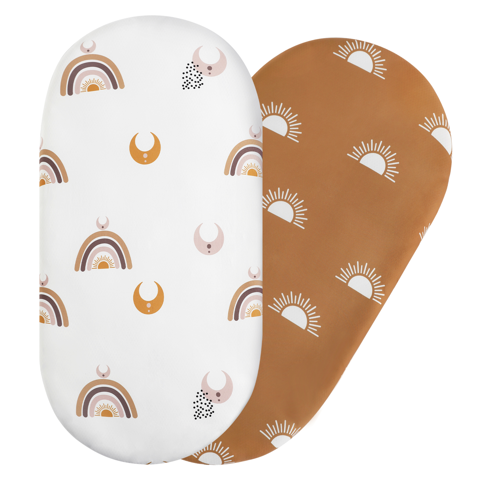 Rainbow  | Bassinet Sheets 2-Pack | 16''*32''