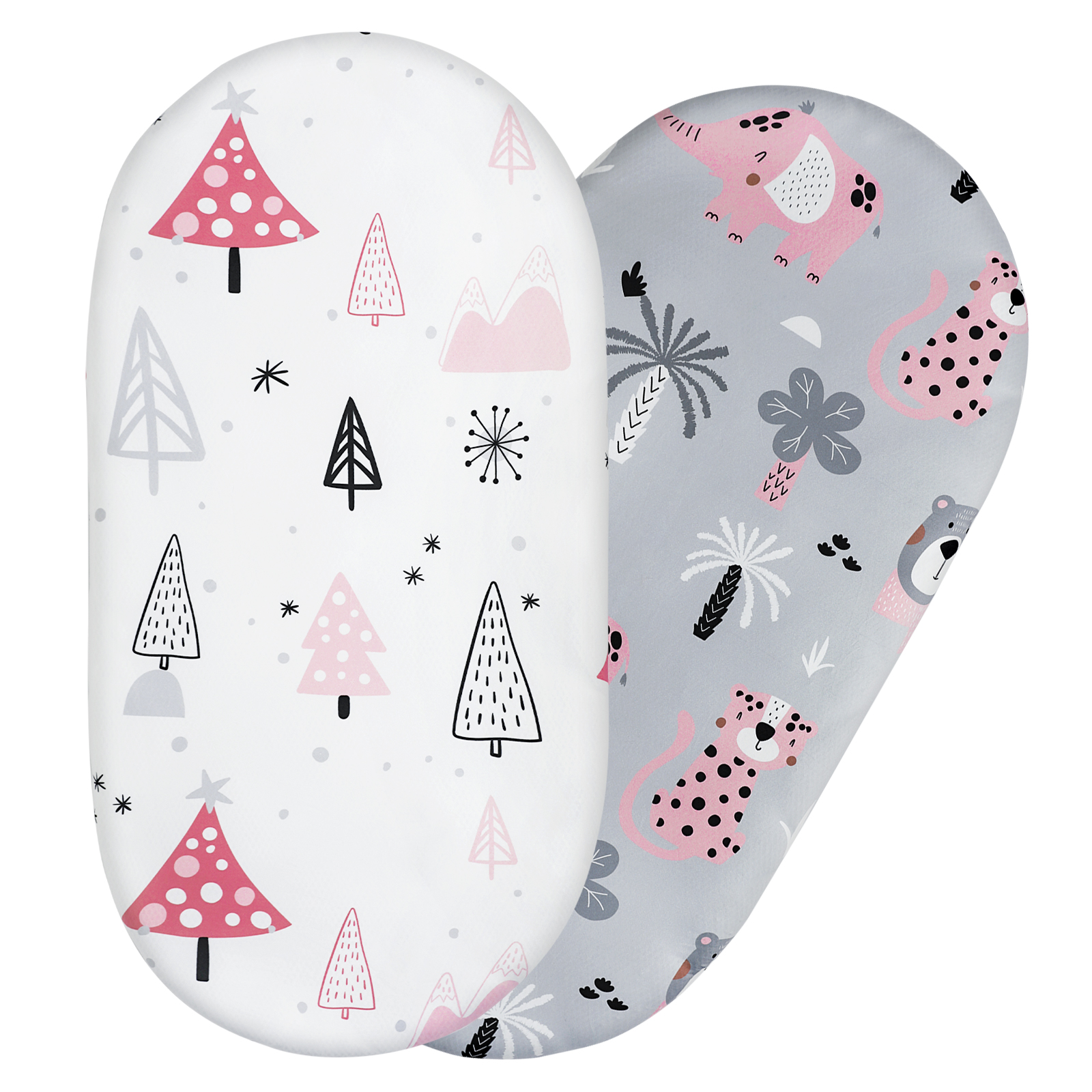 Pink | Bassinet Sheets 2-Pack | 16''*32''