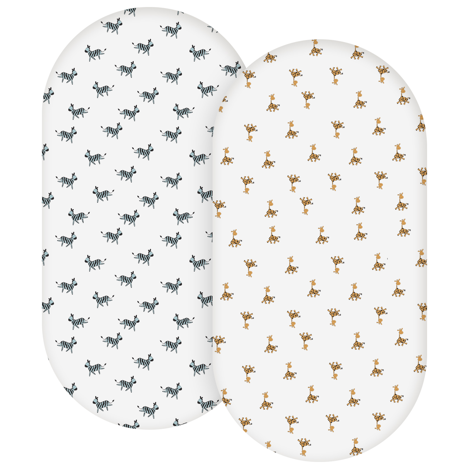 Giraffe | Baby Bassinet Sheet 2-Pack | 33''*17''