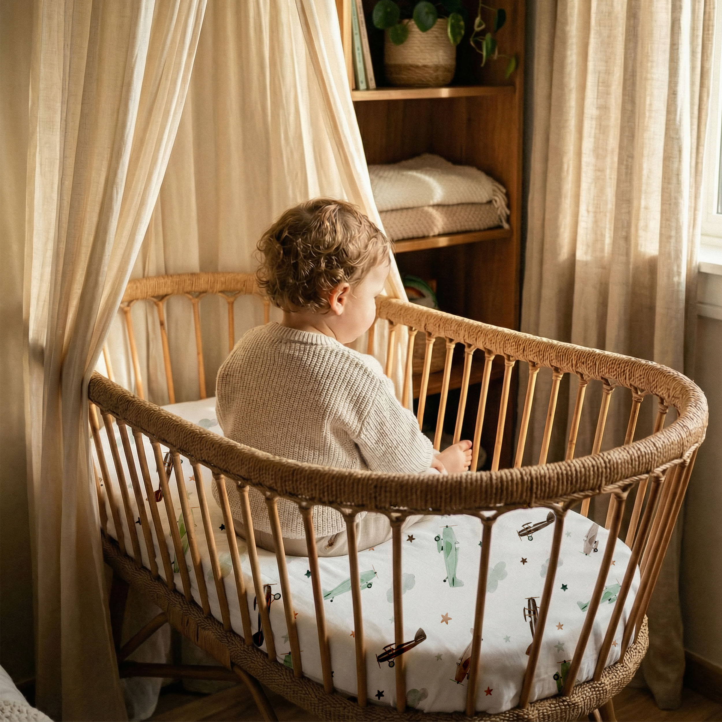 Beyond the Horizon | Bassinet Sheets 2-Pack | 16*32''