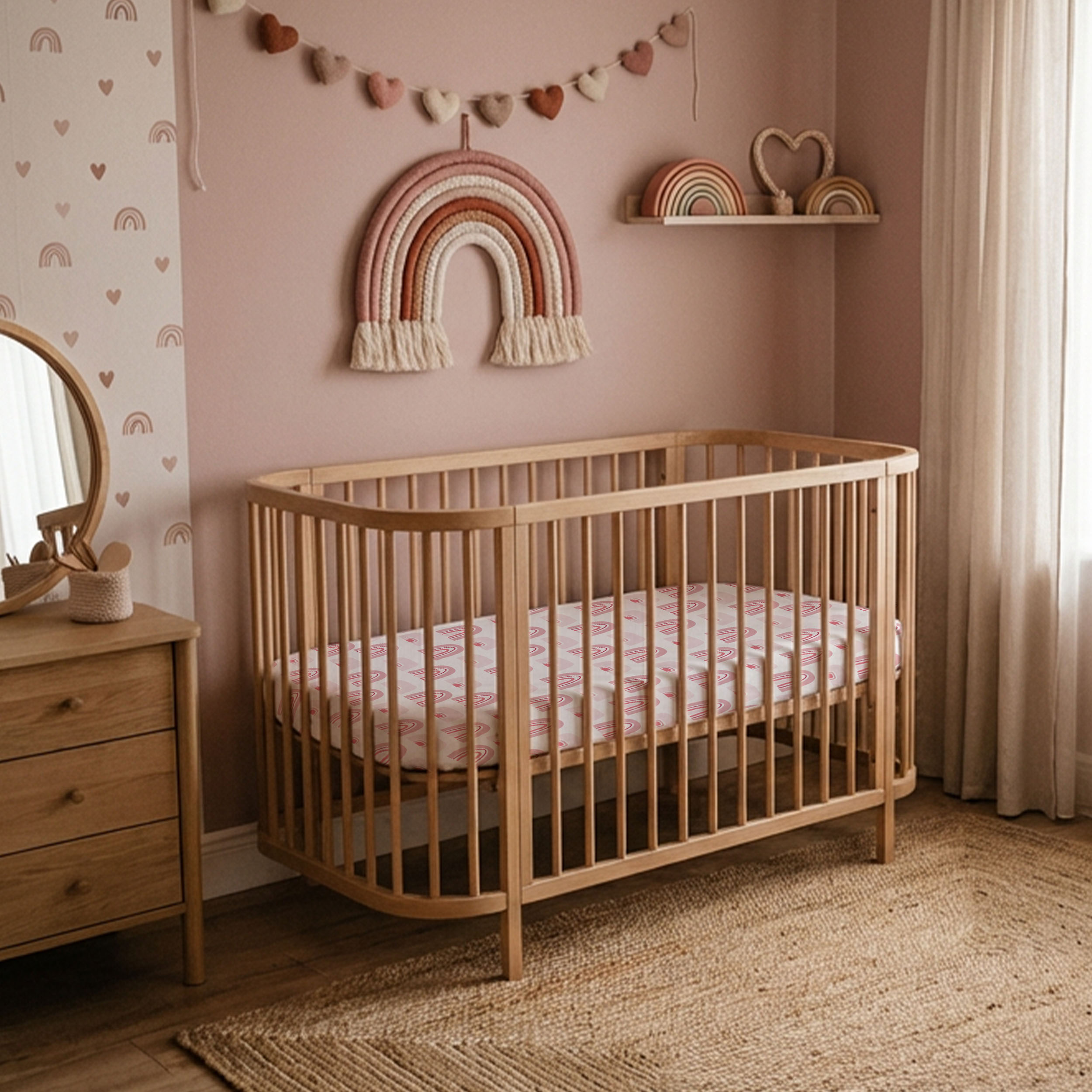 Chosen in Pink | Bassinet Sheets 4-Pack | 20*33''