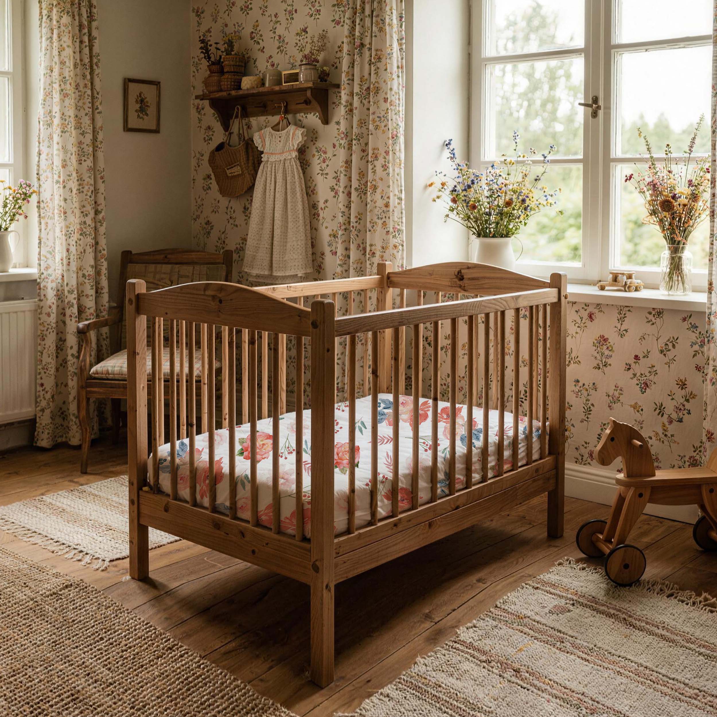 Floral Reverie | Bassinet Sheets 4-Pack | 20*33''