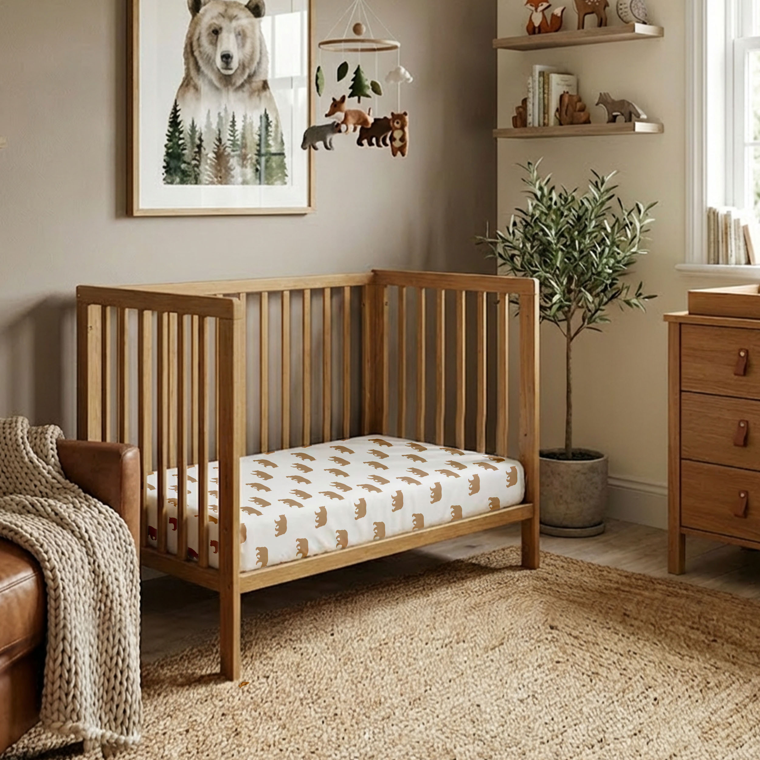 Bear | Bassinet Sheets 4-Pack | 20*33''