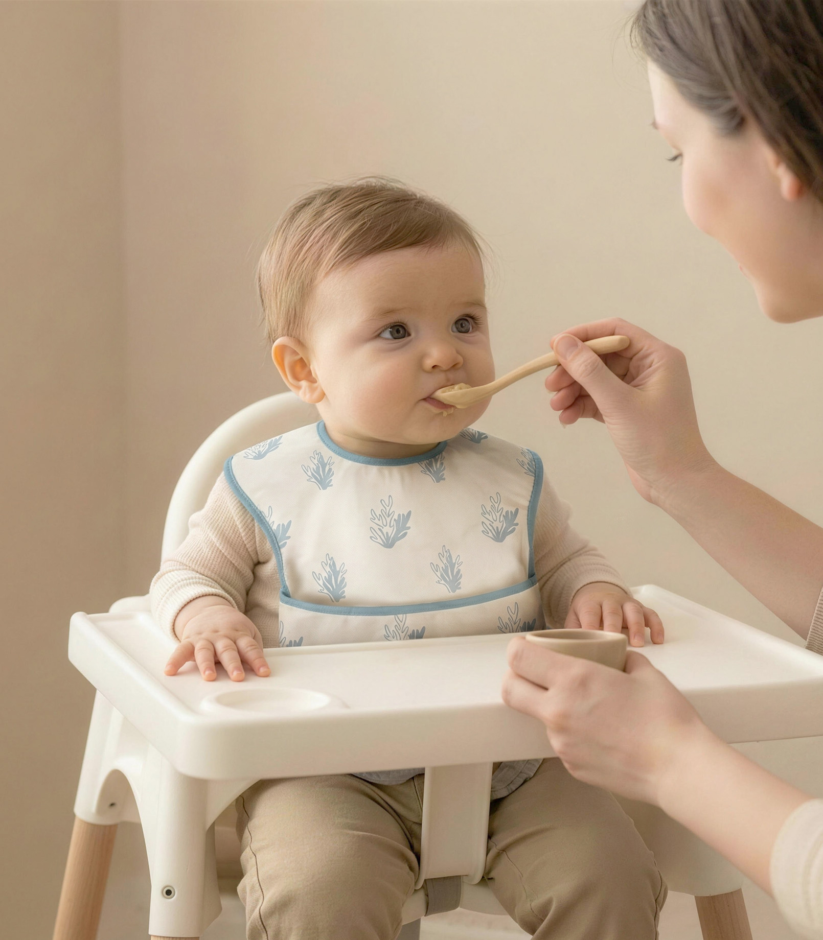 Blue Whale Whisper | Gllquen baby Waterproof Bibs 3 Pack | 3-24 Months