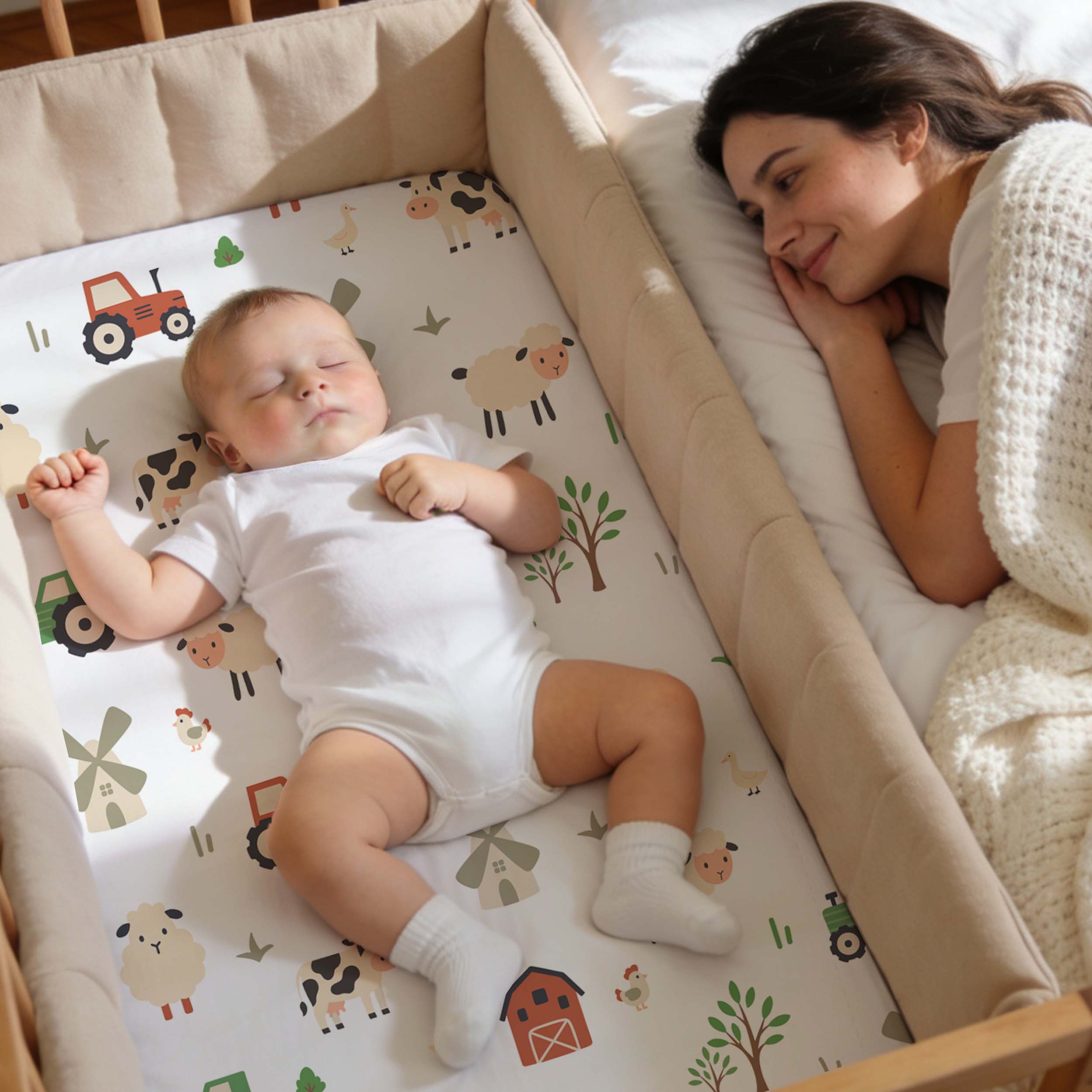 Pastoral Idyll | Bassinet Sheets 3-Pack | 17*33''