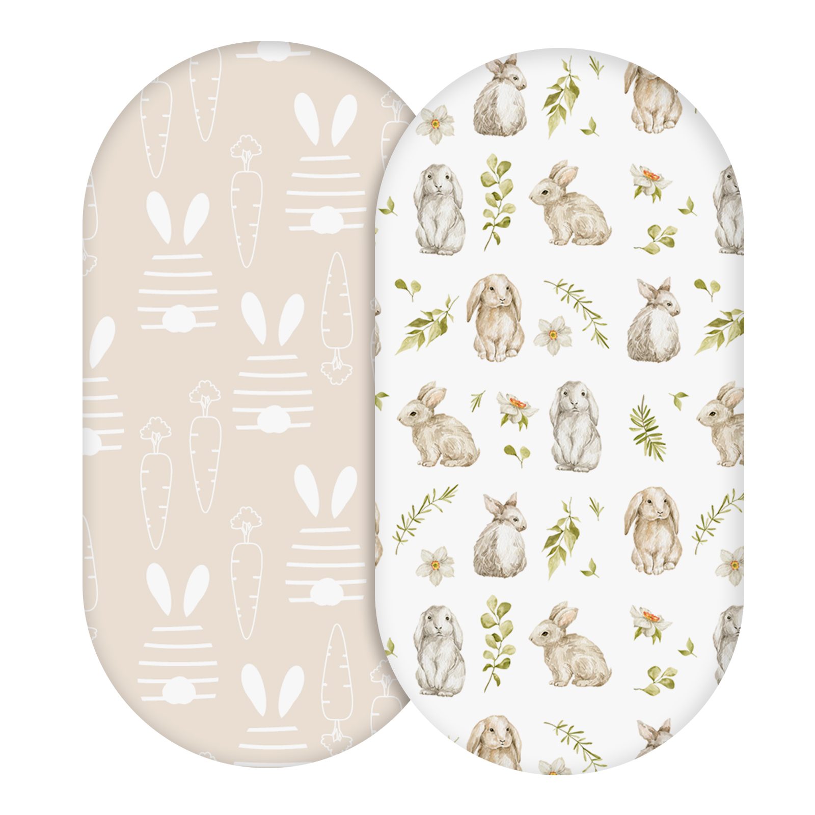 Rabbit | Bassinet Sheets 2-Pack | 16''*32''