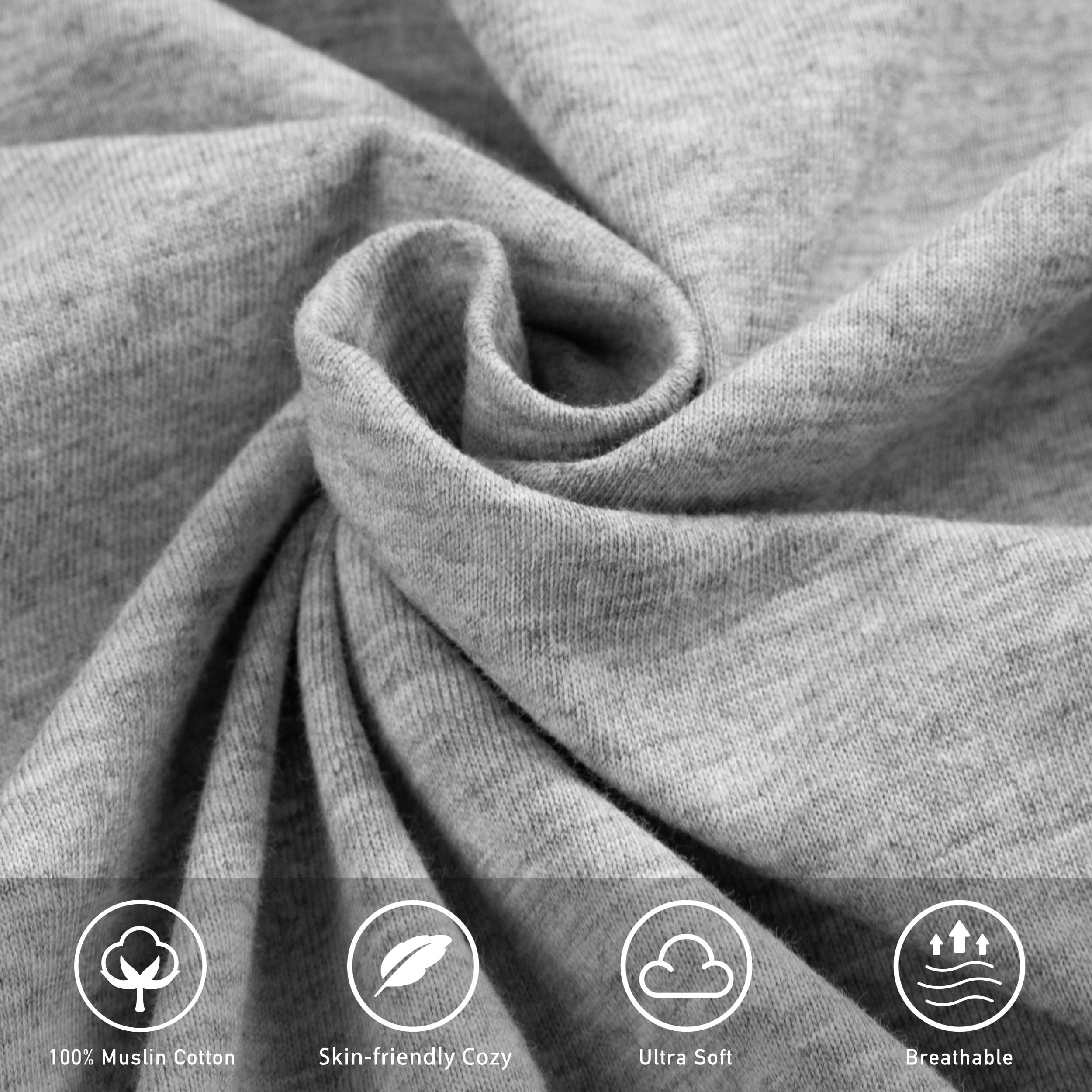 The Grey Epoch | Baby Bassinet Sheet 2-Pack | 33''*17''