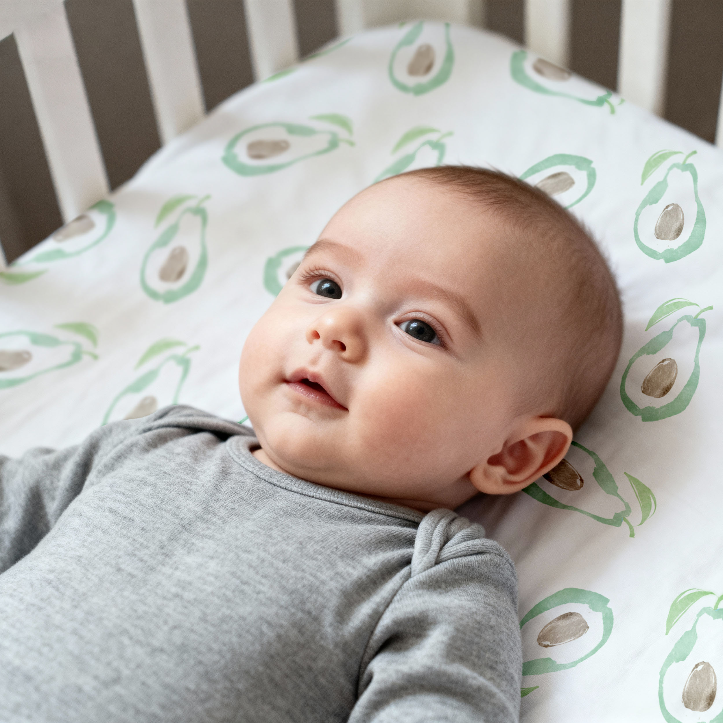 The Avocado Diary | Baby Bassinet Sheet 2-Pack | 33''*17''