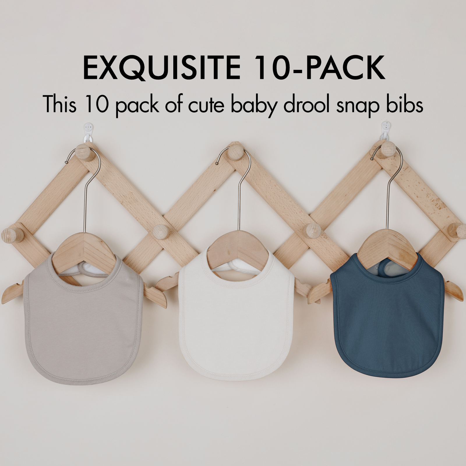 Inspire Set | Organic Cotton Bandana Bibs 10 Pack