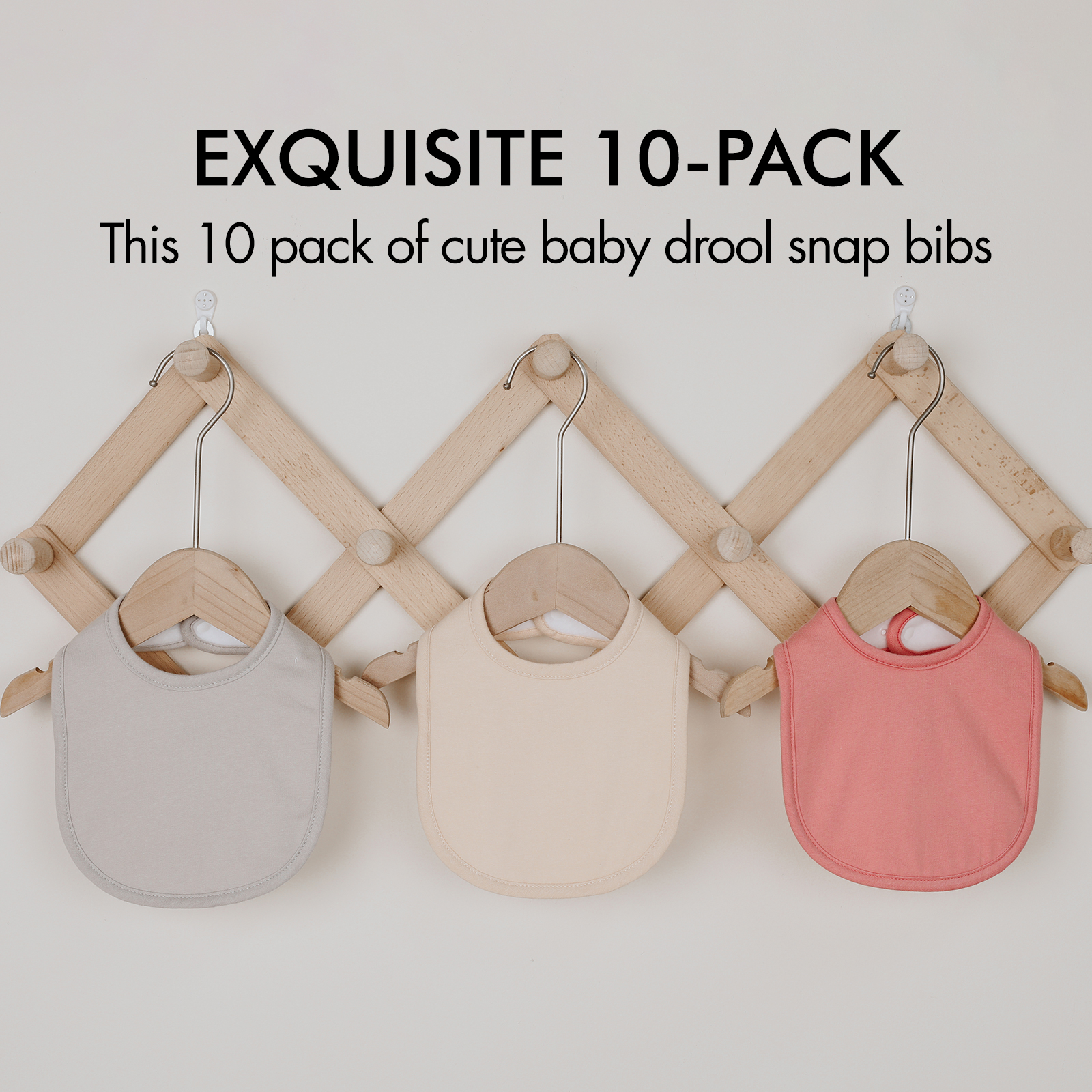 Riotous Set | Organic Cotton Bandana Bibs 10 Pack