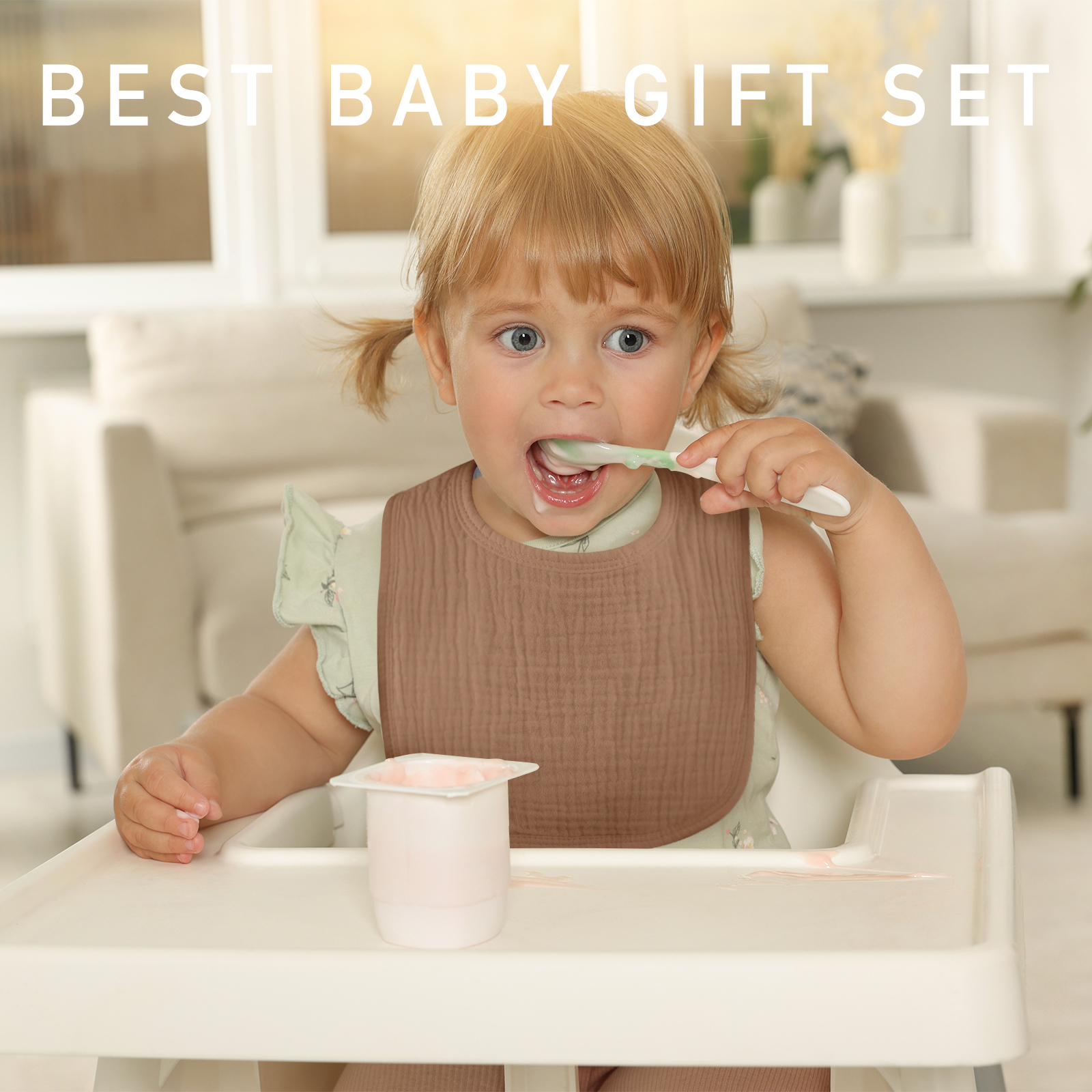 Forest Wizard | baby muslin bibs 10 pack | 0-36 months