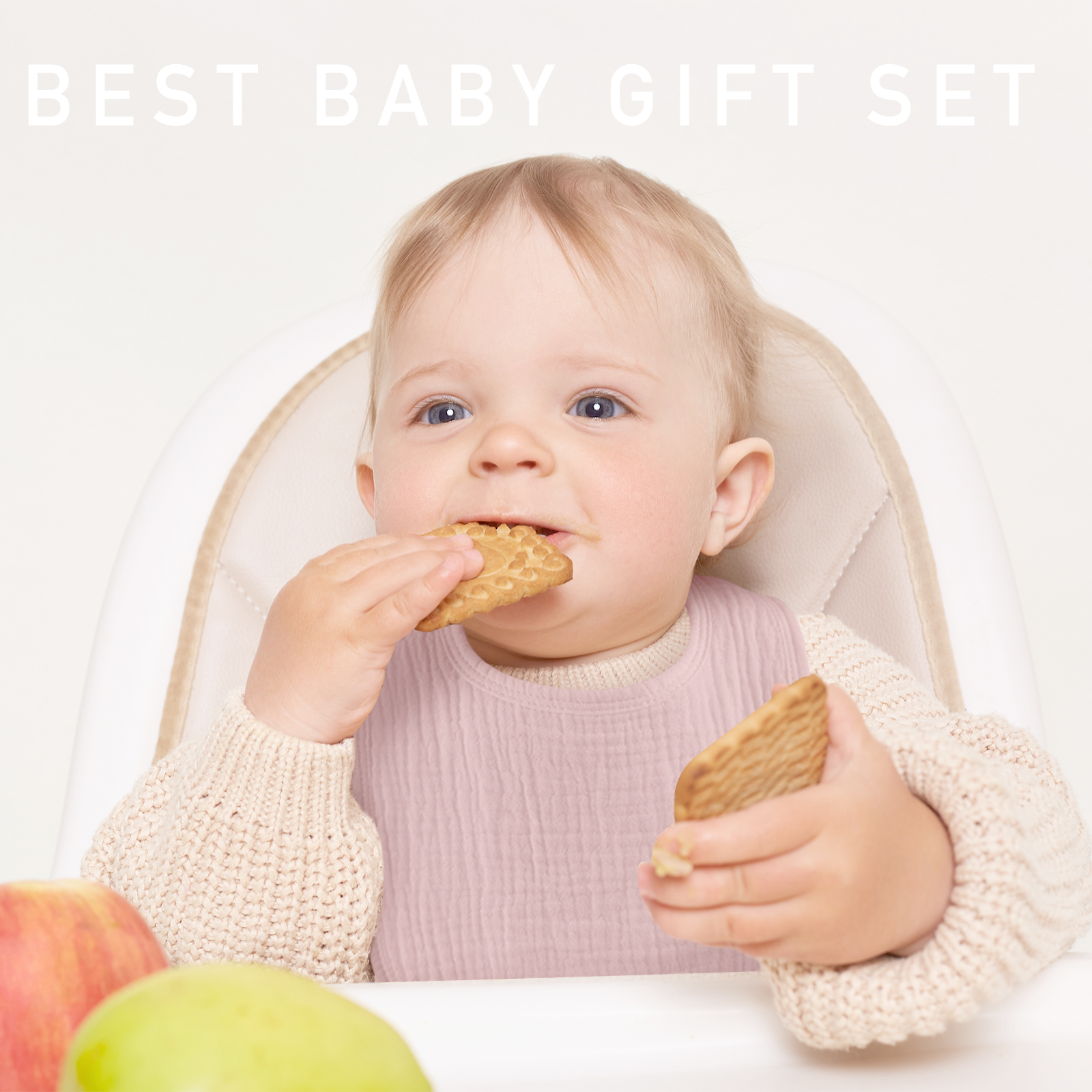 Spry Flamingo | baby muslin bibs 10 pack | 0-36 months