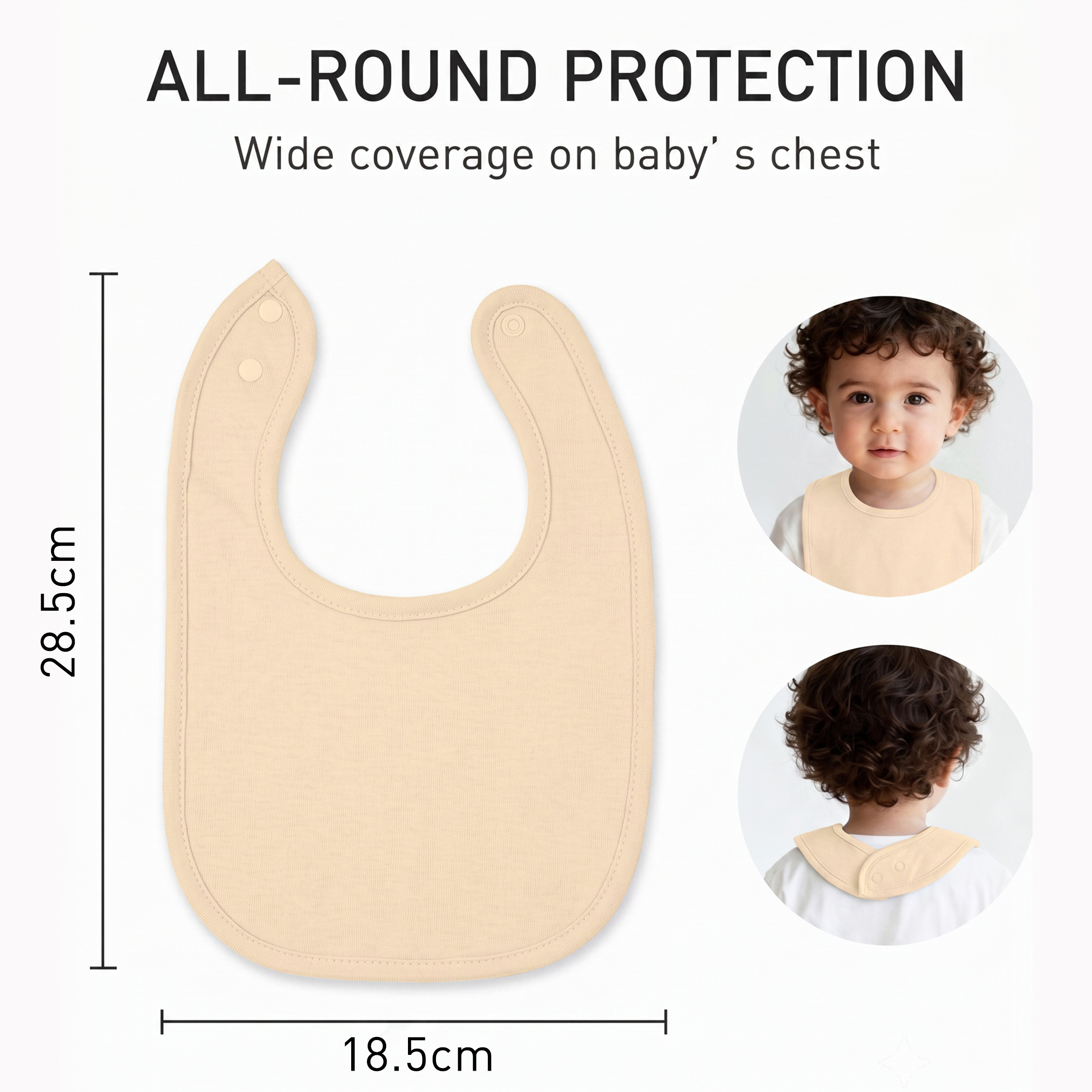 Farm Sky Tales  | Organic Cotton Bandana Bibs 10 Pack | 0-36 Months