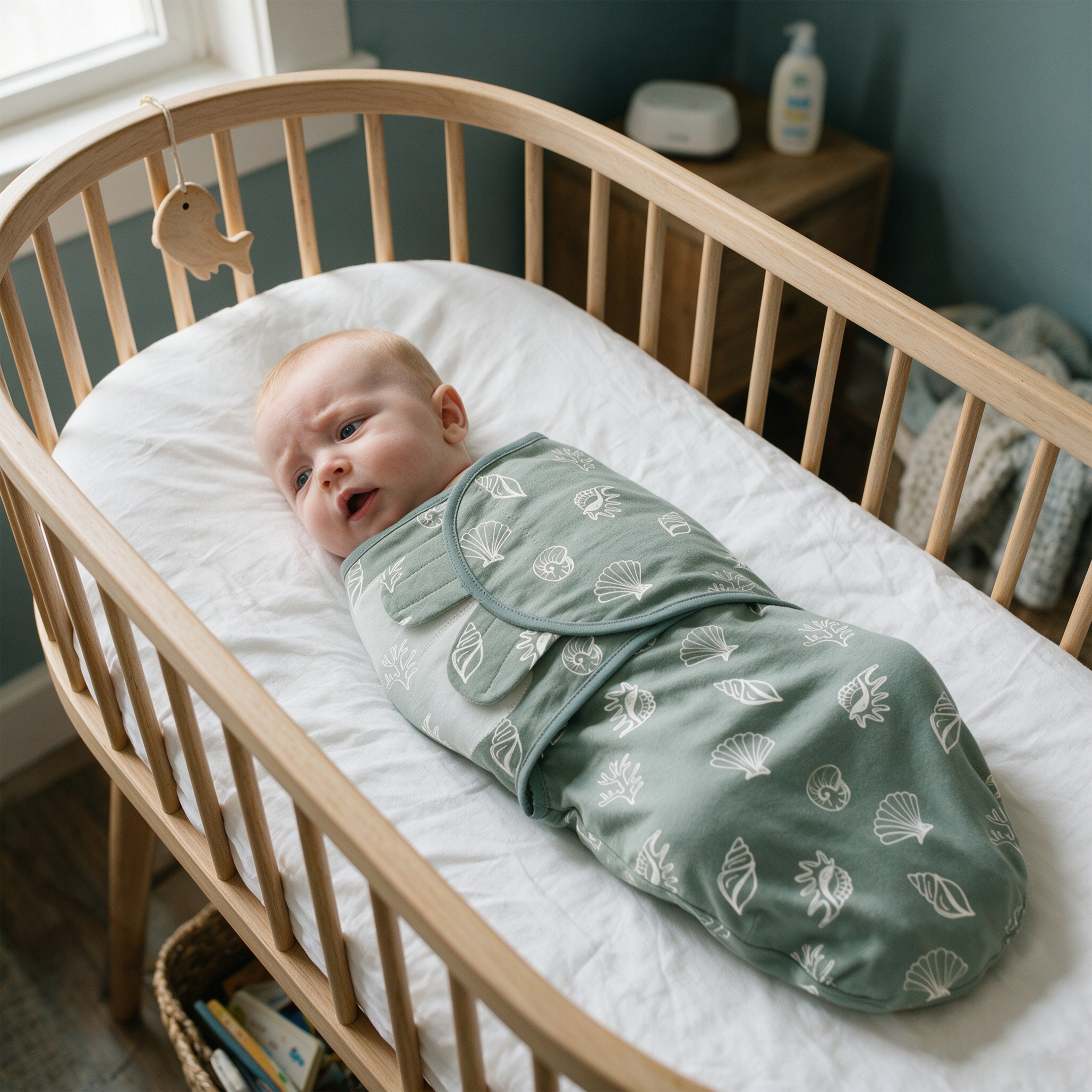 Sage Star Shore | Baby Swaddle 2-Pack | 0-3 Months