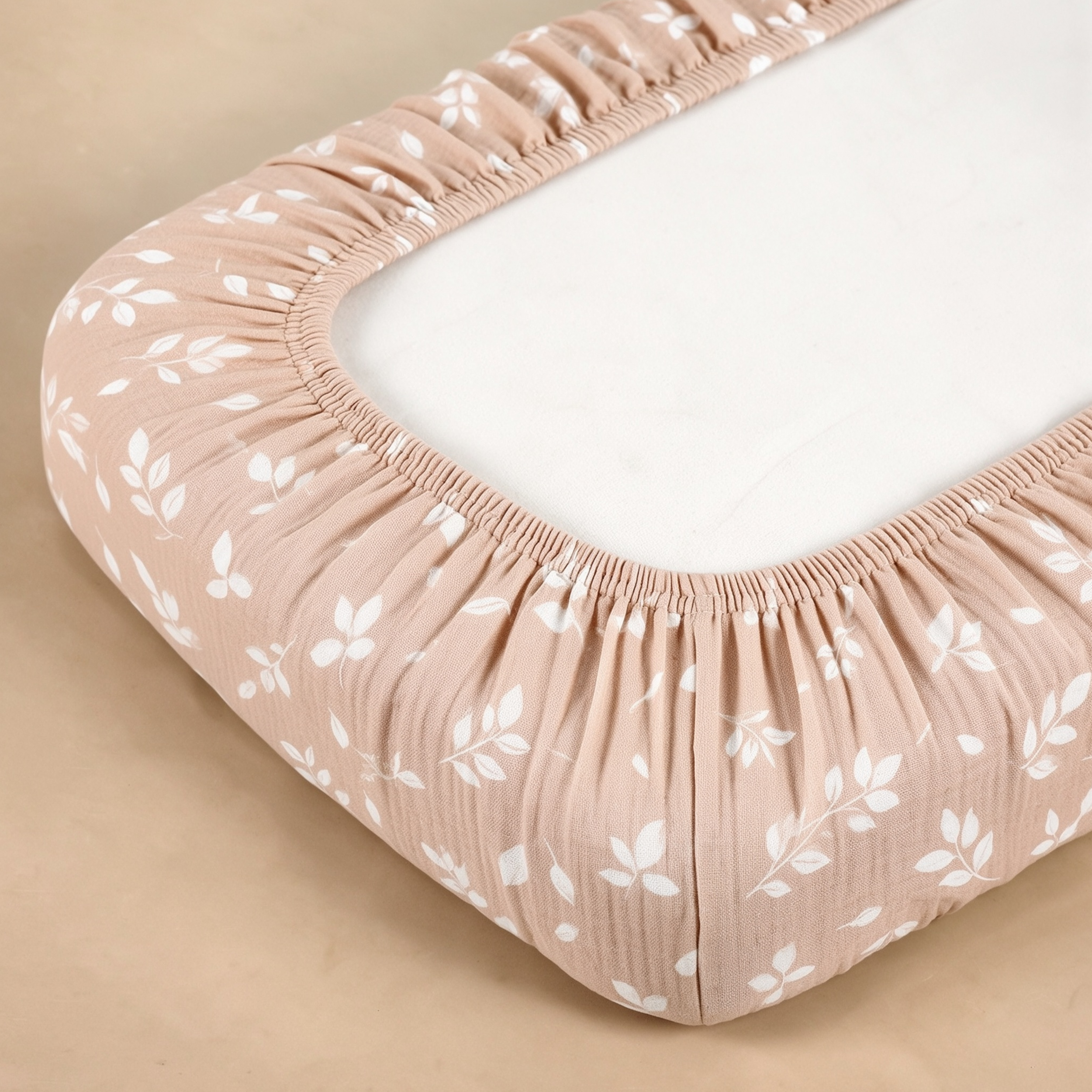 Earthy Daisy Meadow  | Muslin Bassinet Sheet 3-Pack | 33''*20''