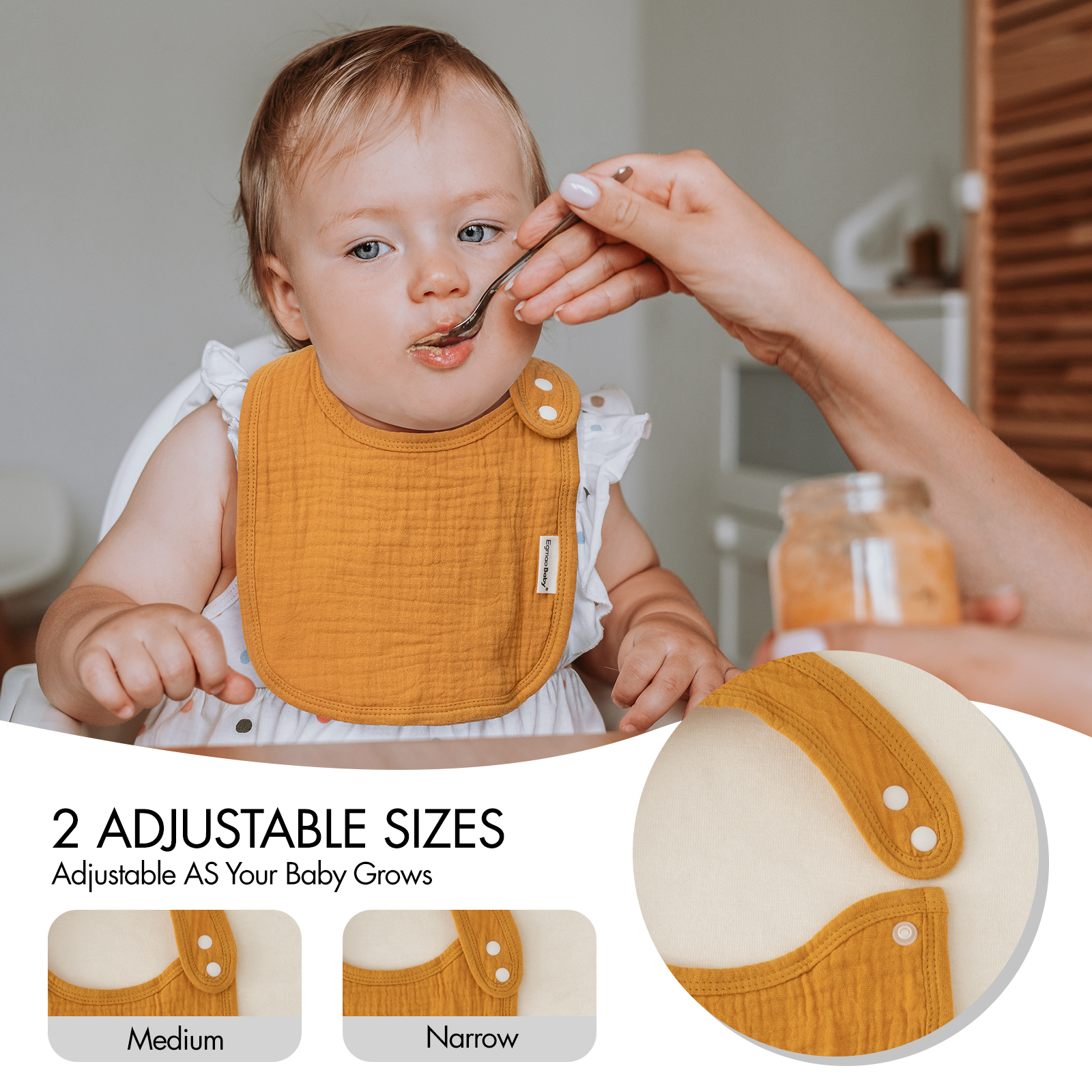 Rich | Organic Cotton Bandana Bibs 5 Pack | 0-36 months