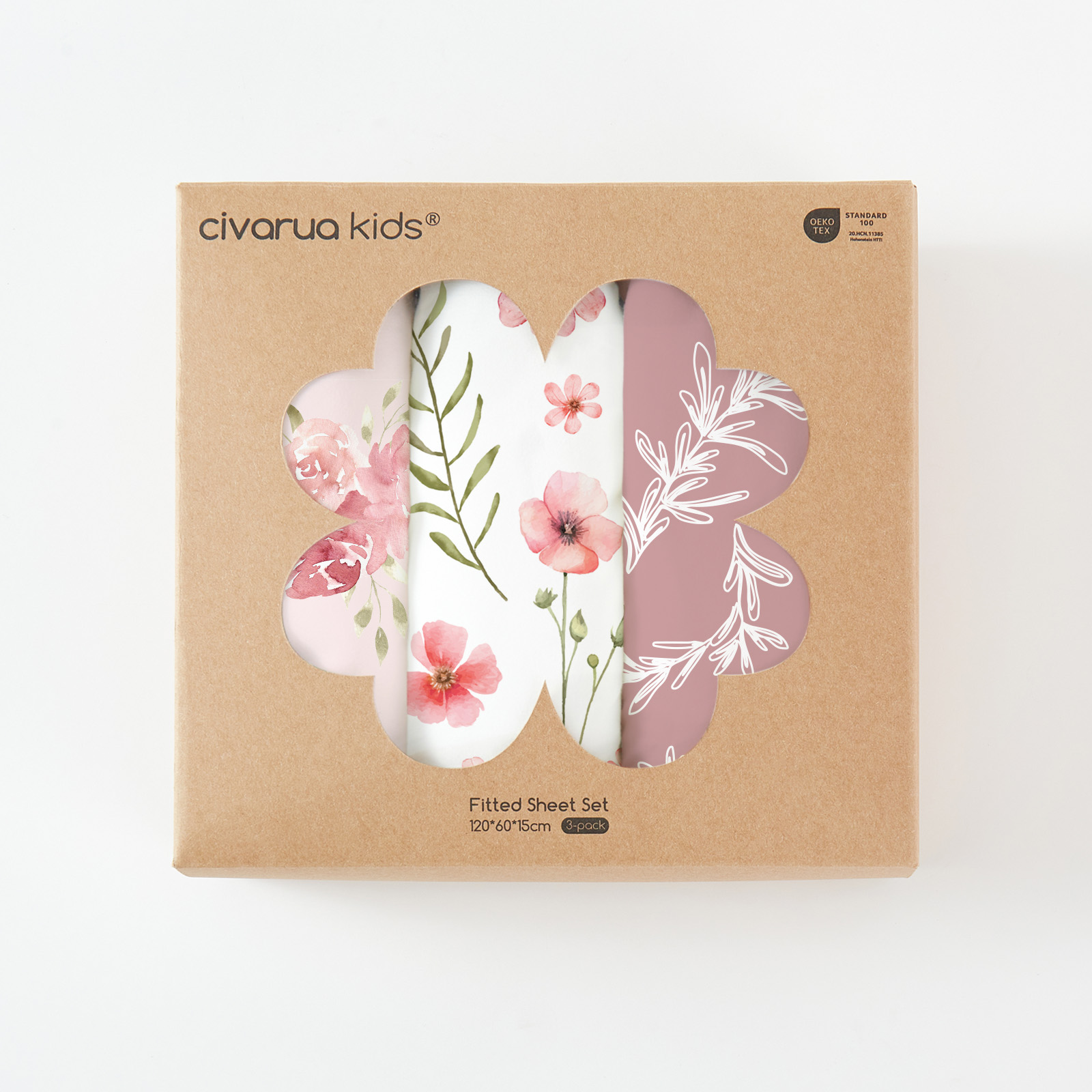 Flowering | Fitted Sheets 3-Pack