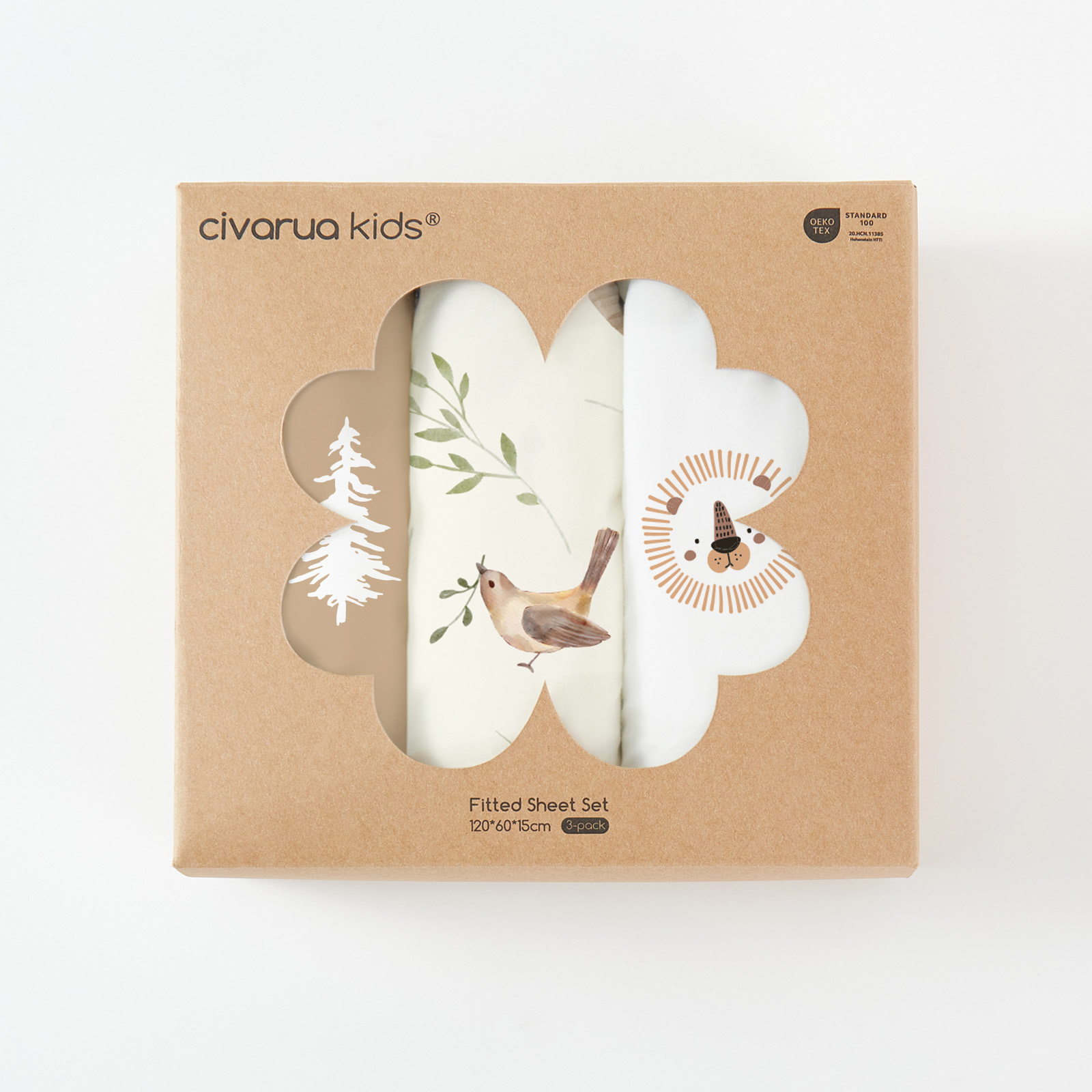 Animal Land | Fitted Sheets 3-Pack