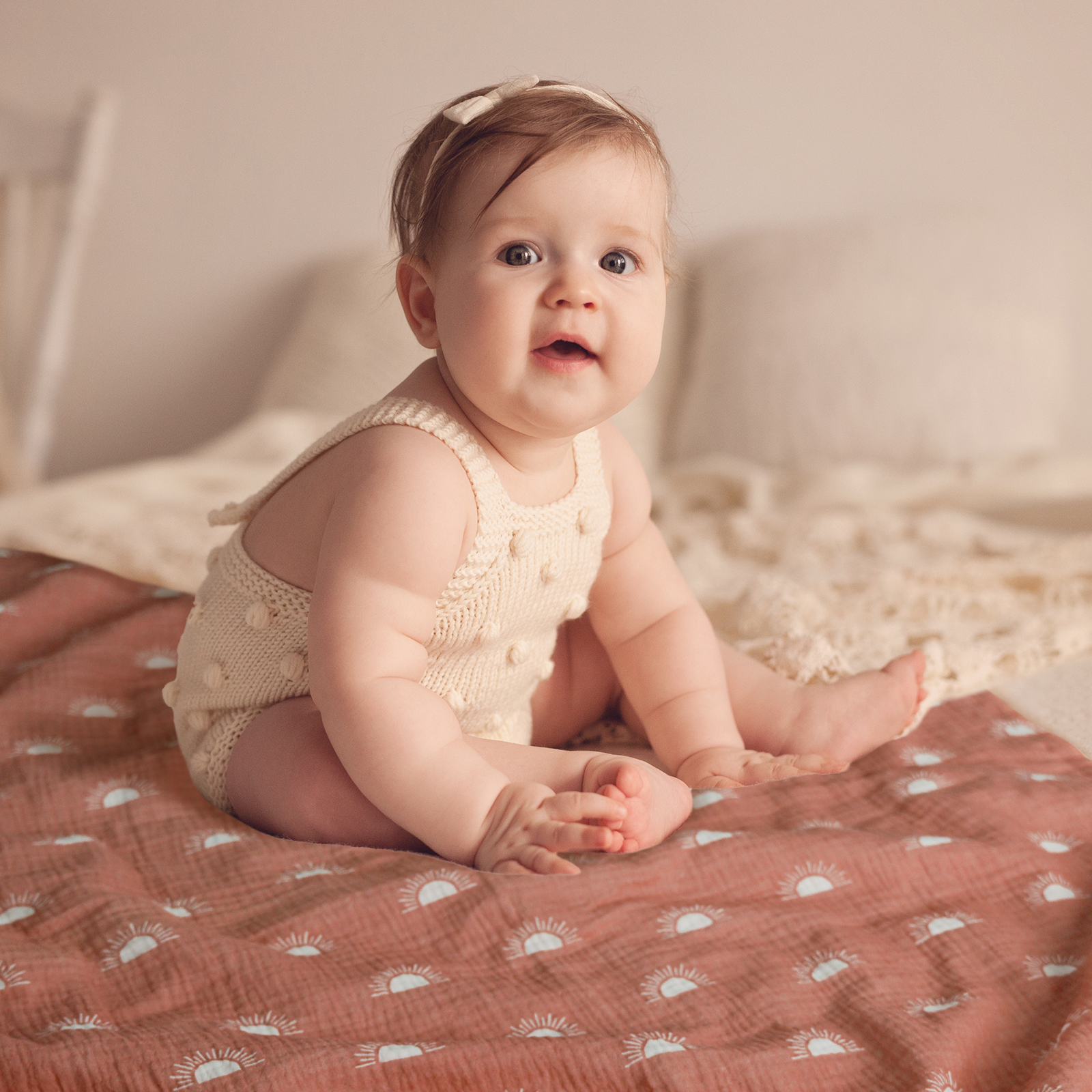 Sunrise | SoarwgKids Fleece Plush Dot Blanket | 30''*40''