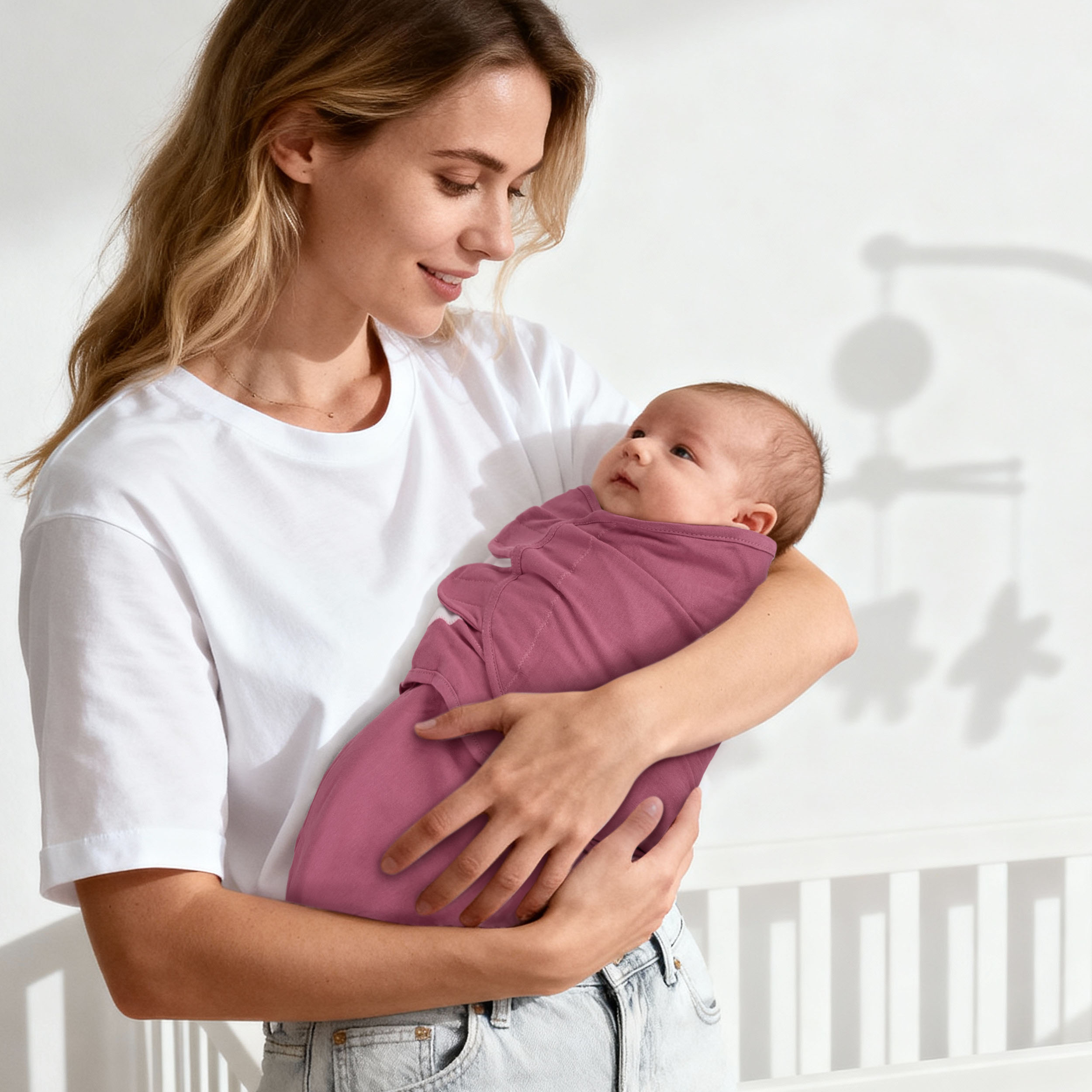 Soft Color Gradient | Baby Swaddle 3 Pack | 0-3 Months