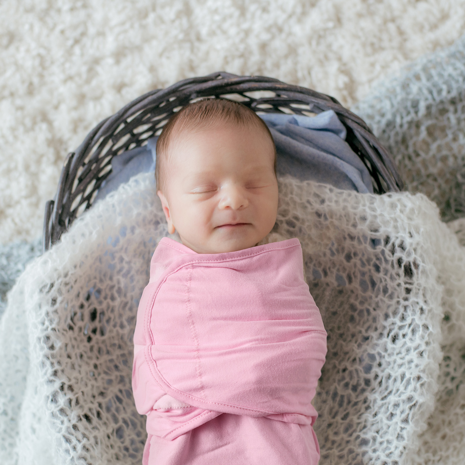 Pink Floral | Soarwg Baby Swaddle 0-3 Months 4 Pack