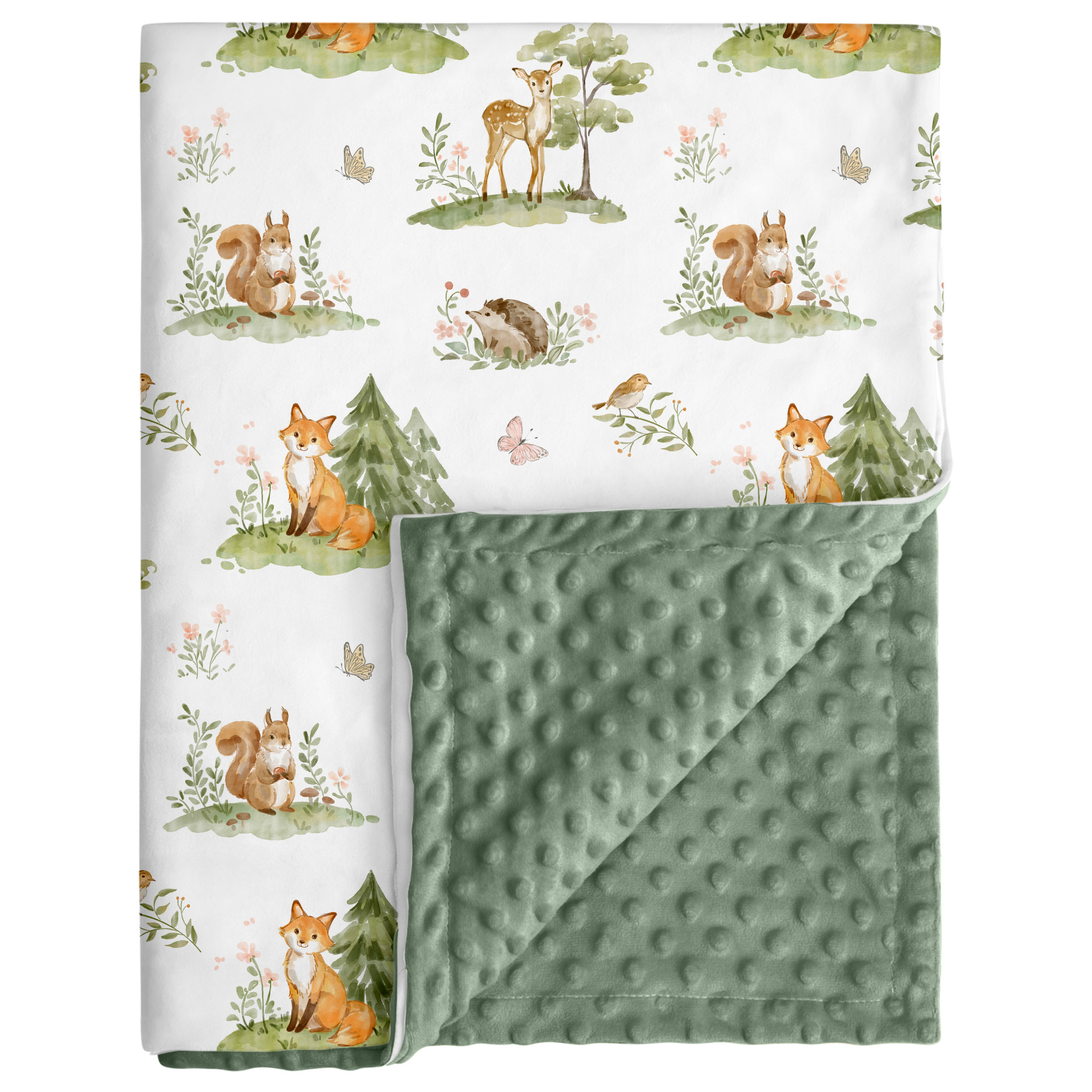 Sylvans | Fleece Plush Dot Blanket | 30''*40''