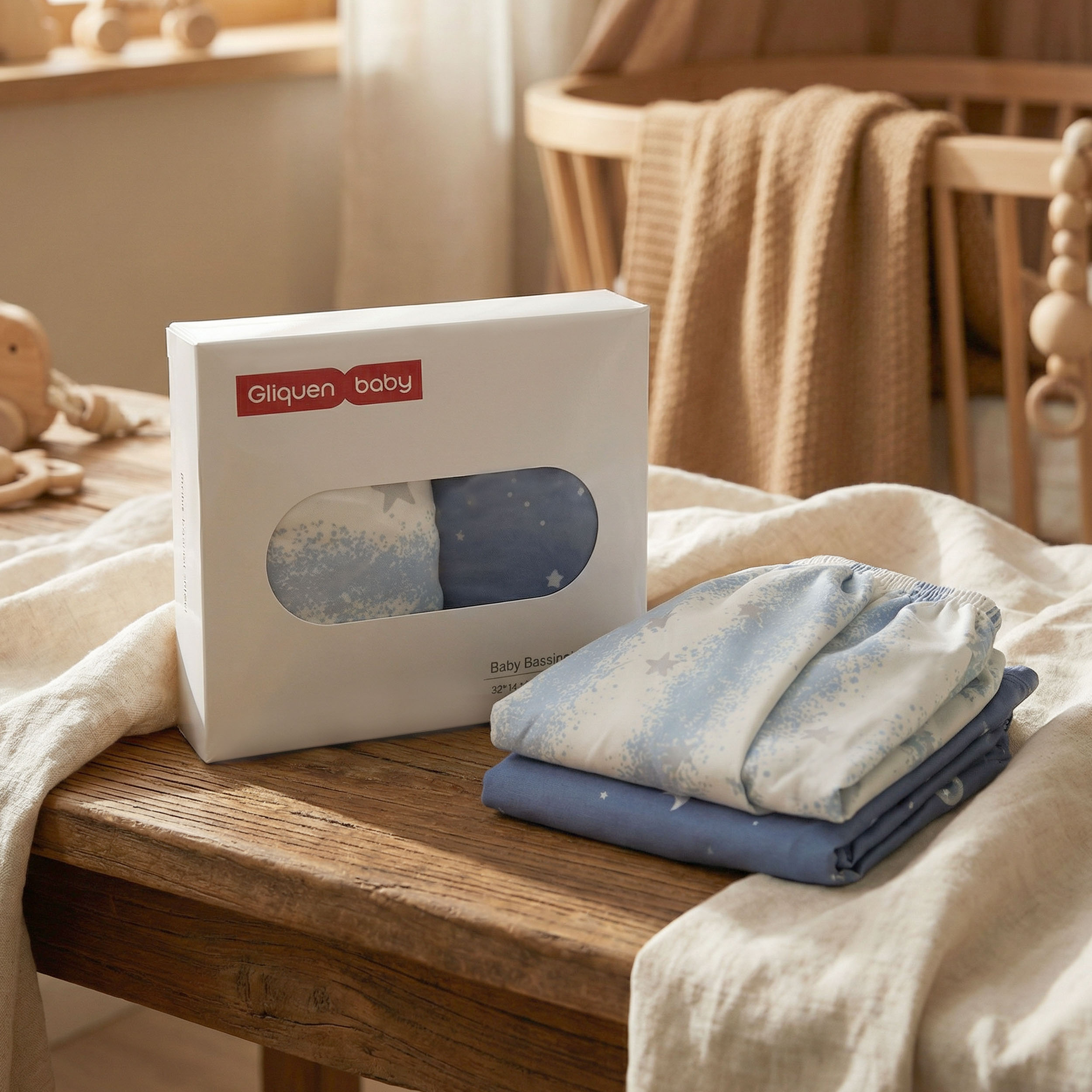 Star | Bassinet Sheets 2-Pack | 16*32''