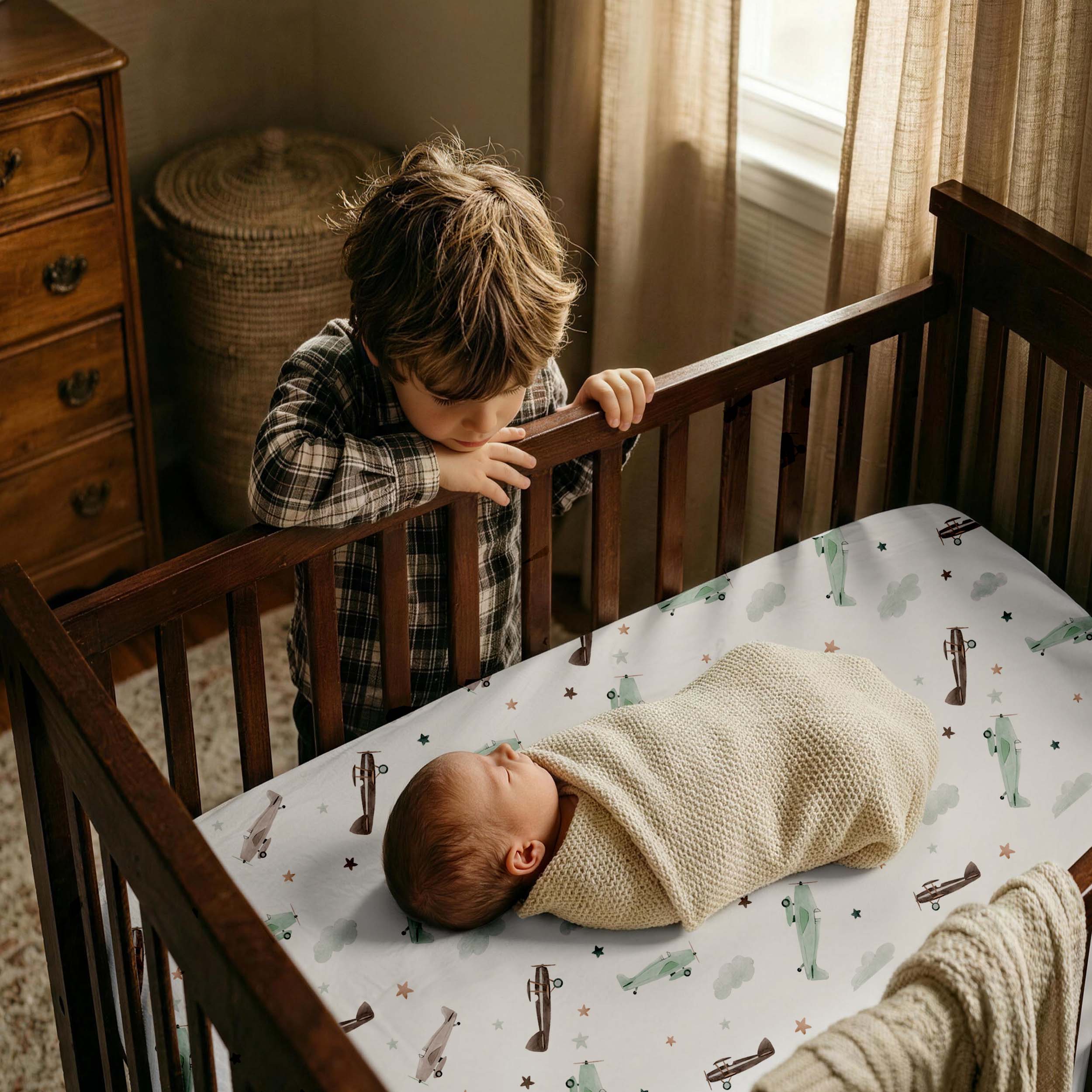 Retro Traveler | Bassinet Sheets 4-Pack | 20*33''